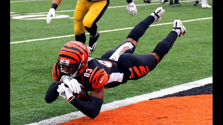 Antonio Brown's late TD sends Steelers over Bengals 28-21