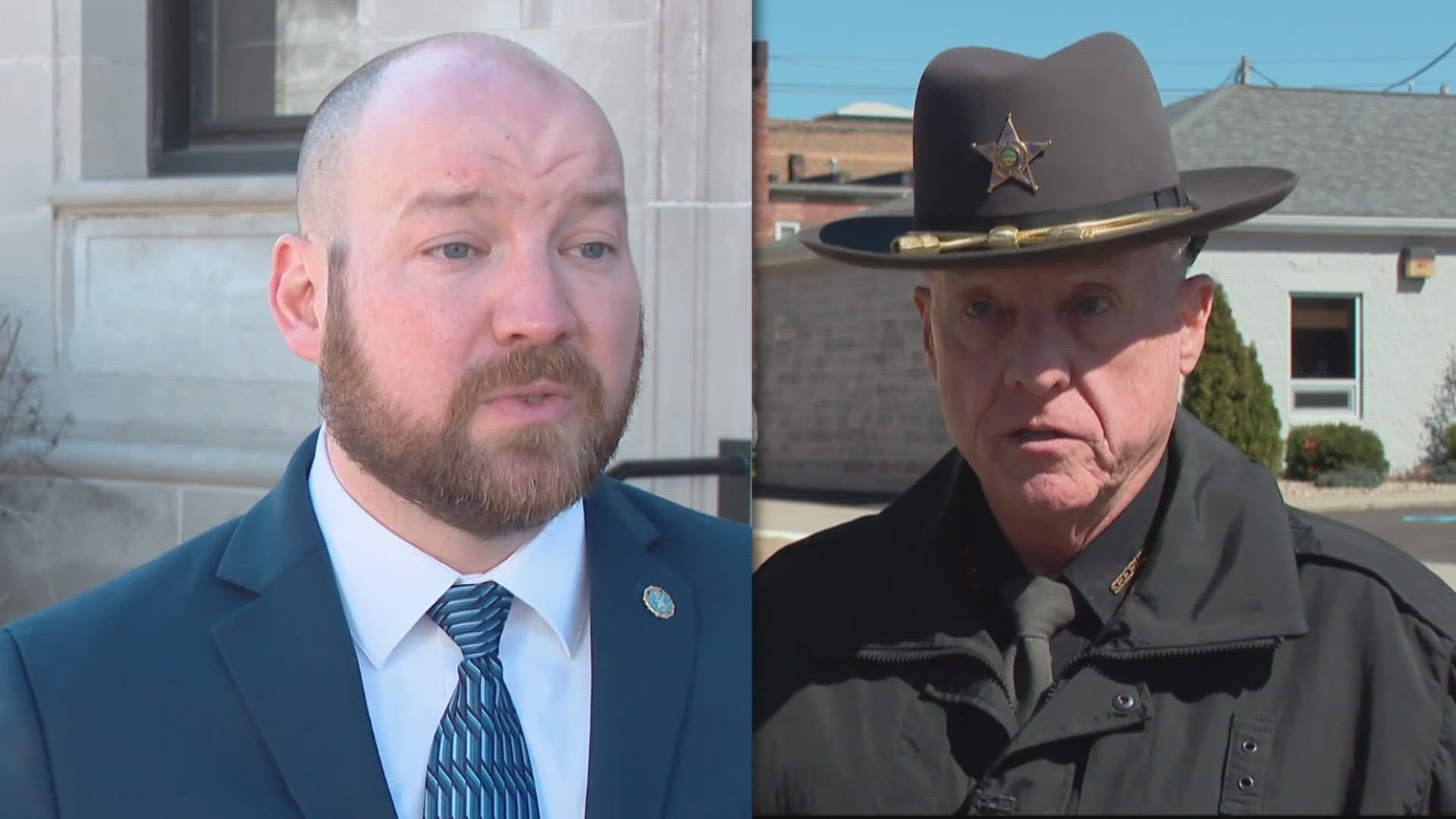 Former Hocking County Sheriff Chief Deputy Caleb Moritz, who was indicted by a grand jury last year, is running against longtime sheriff Lanny North.