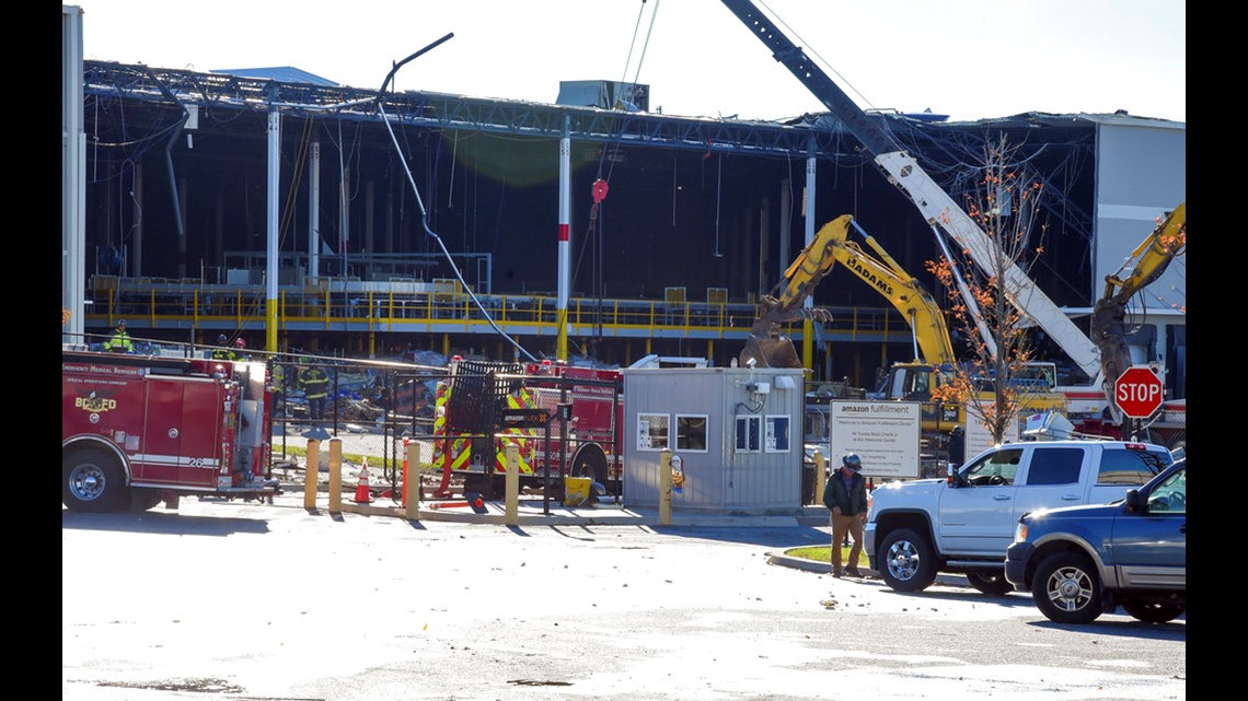 2 dead after Baltimore Amazon building collapse due to severe weather