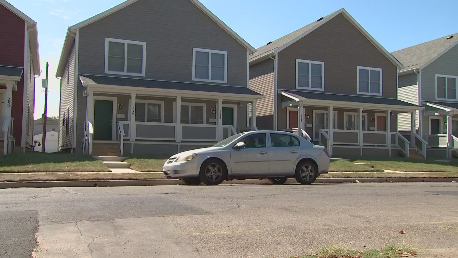 Four new duplexes were built on Reeb Avenue as part of Nationwide Children's Healthy Homes initiative.