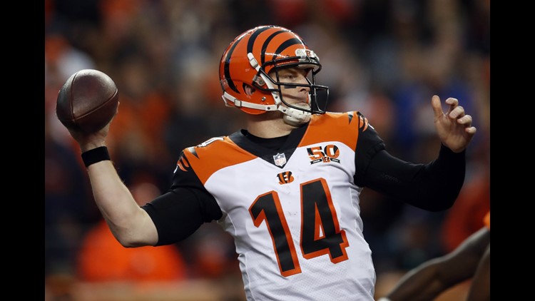 Dalton's 3 TDs lead Bengals past Broncos 20-17