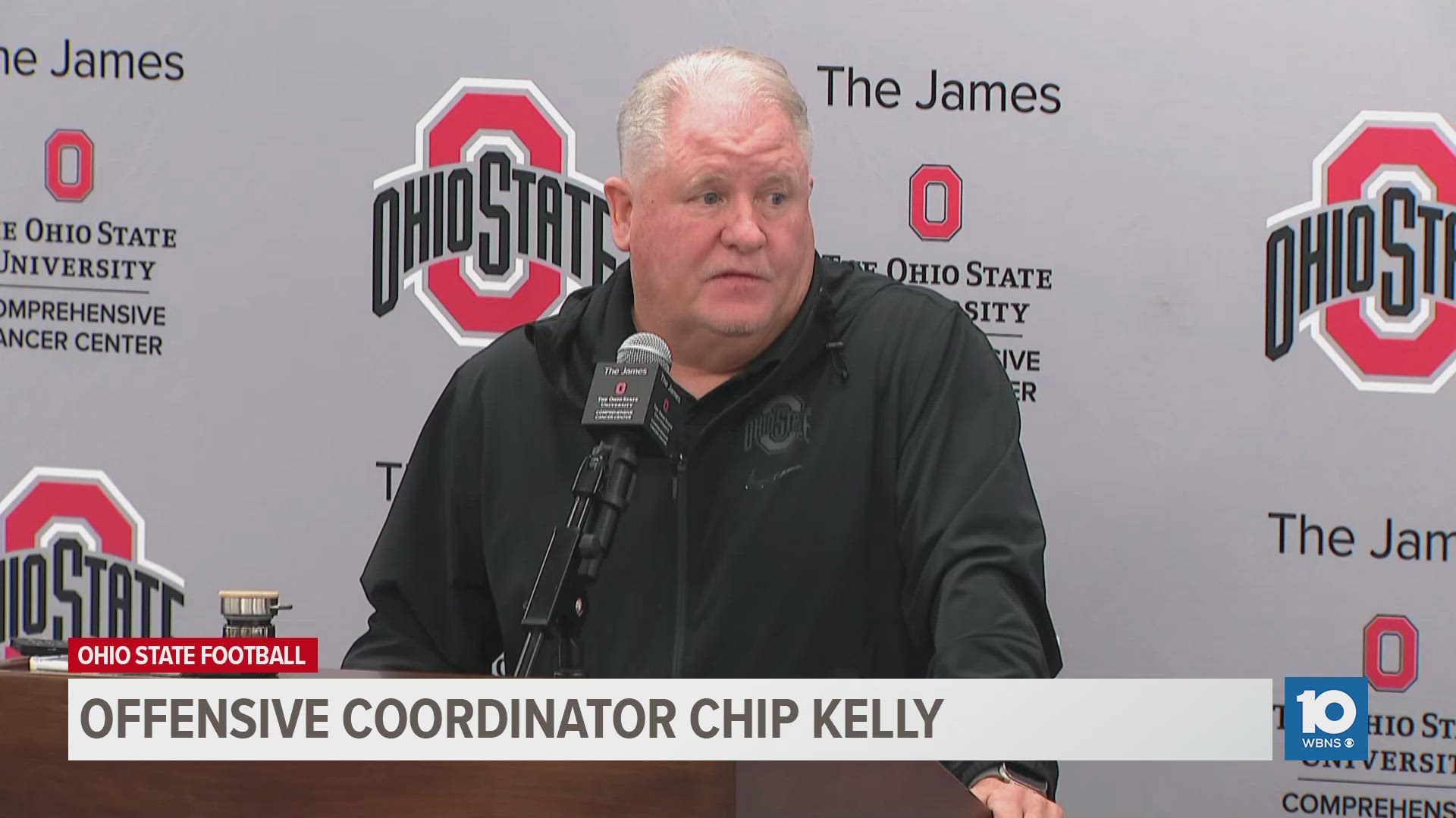 Offensive coordinator Chip Kelly discusses Ohio State's matchup with Iowa on Saturday.