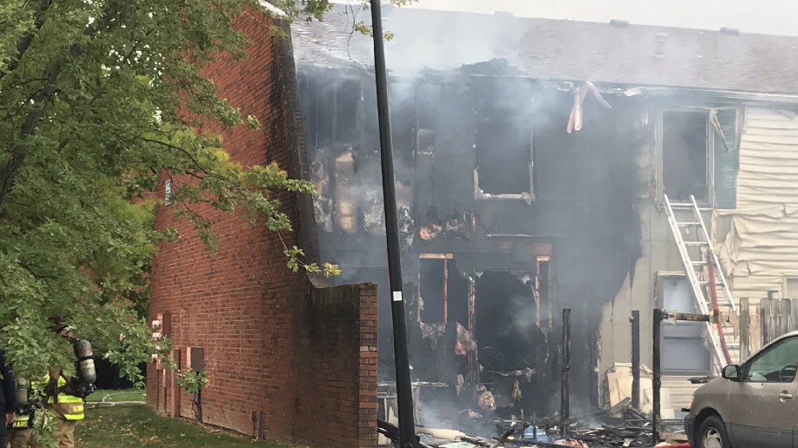 Fire causes major damage to apartment building in north Columbus; no