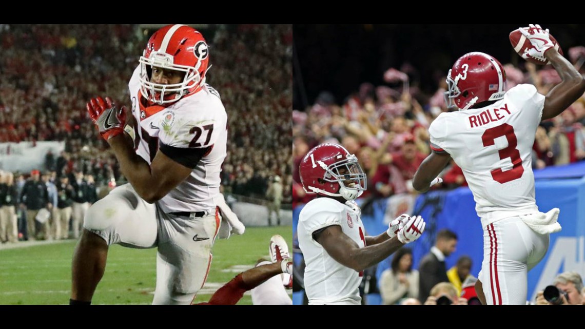 AllSEC Title Game Alabama vs. for national championship