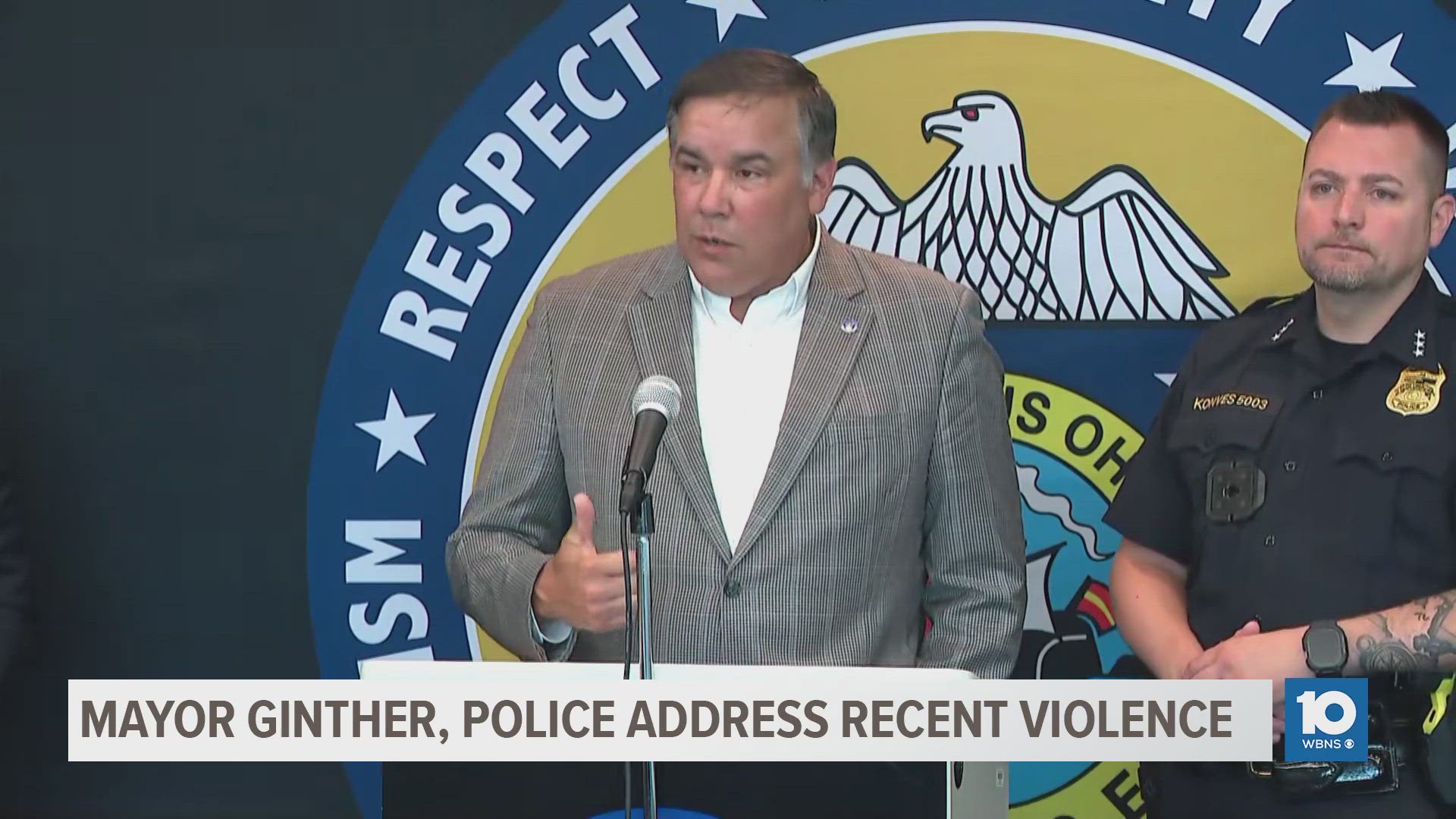 City press conference on gun violence | Ginther, CPD discuss incidents ...