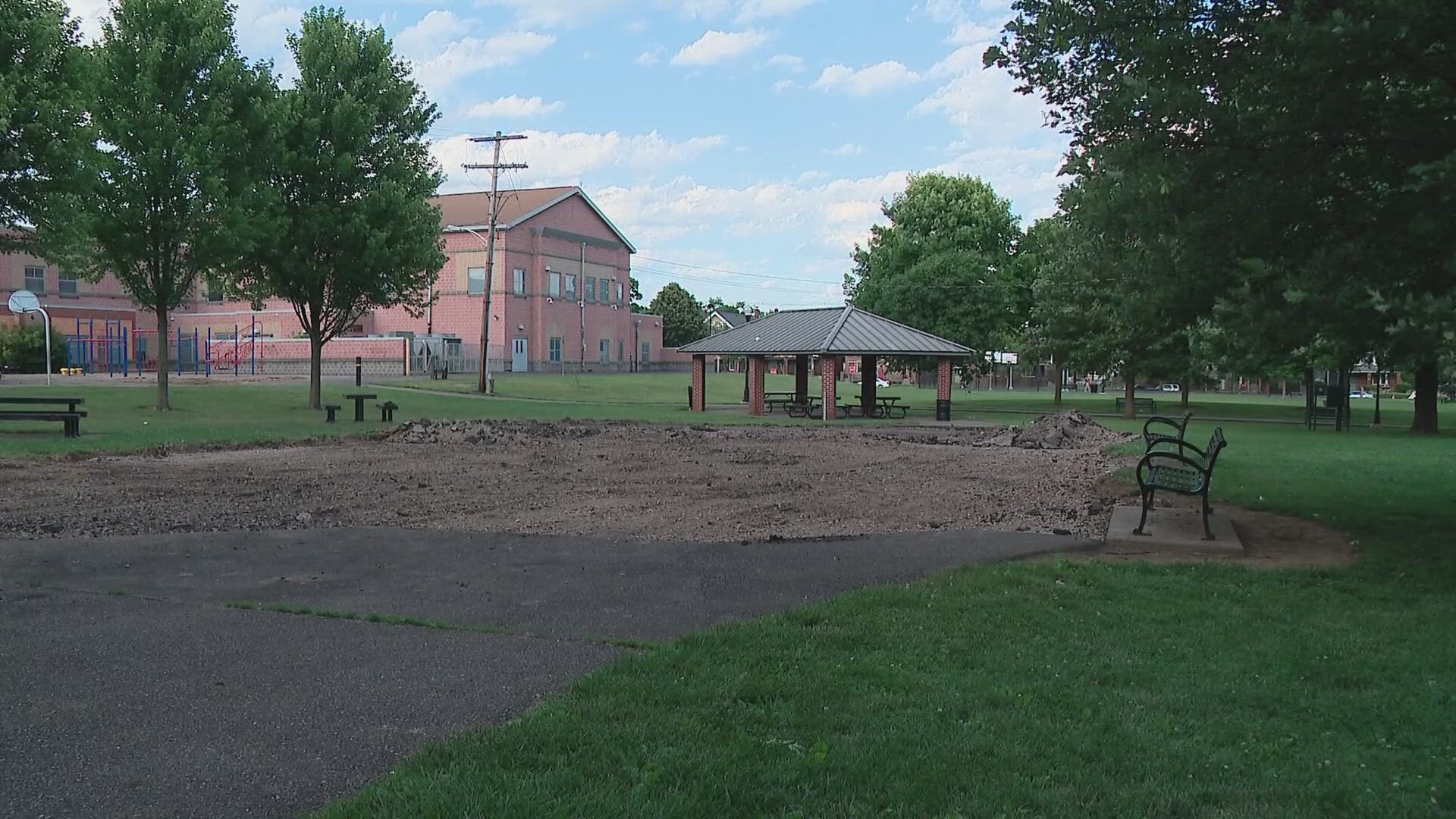 A Columbus City Schools spokesperson said that they were told it would take about two months to be replaced.