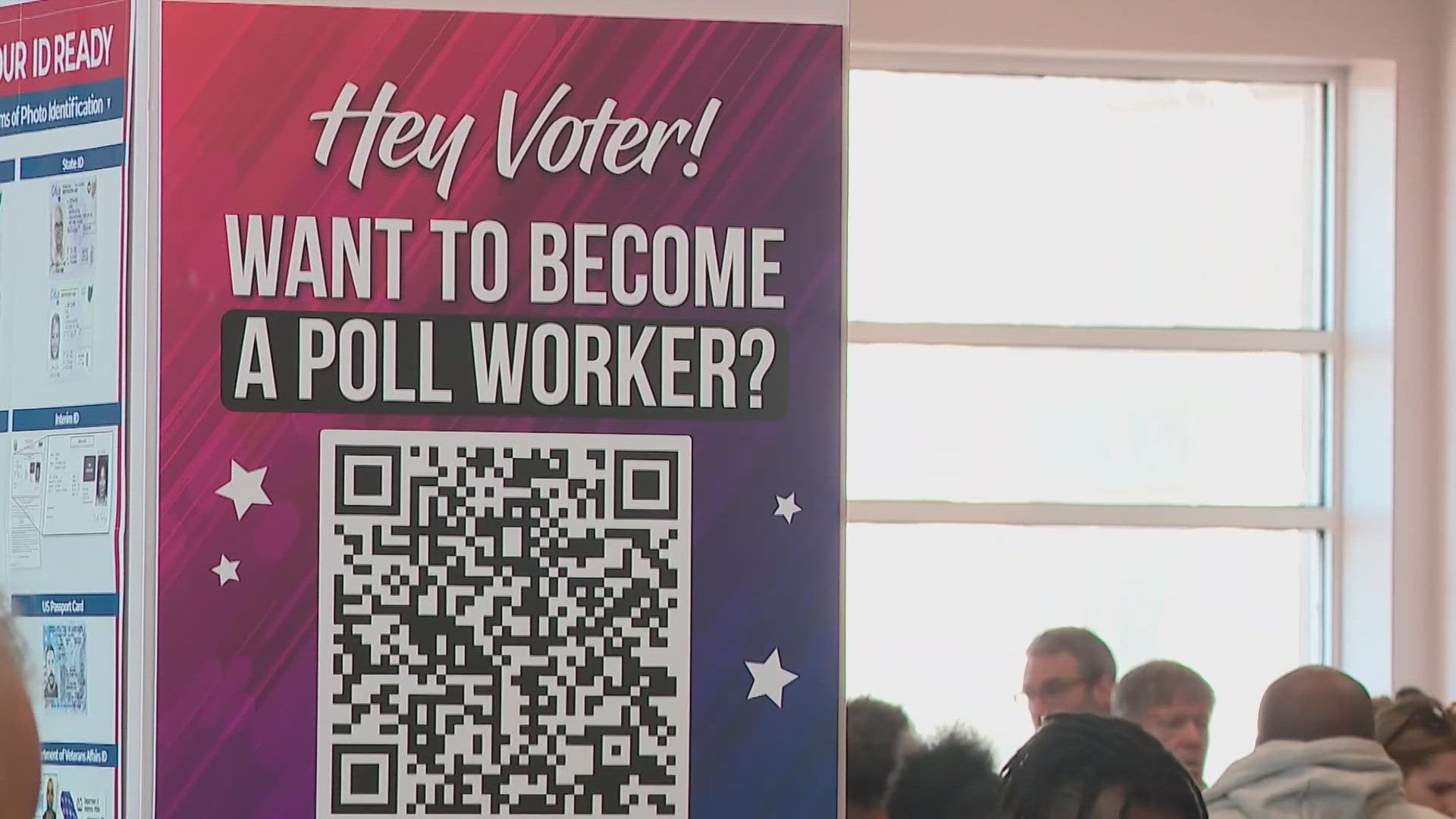 Franklin County Board of Elections spokesman Aaron Sellers says the board set a goal of training 5,200 people as poll workers for this election.