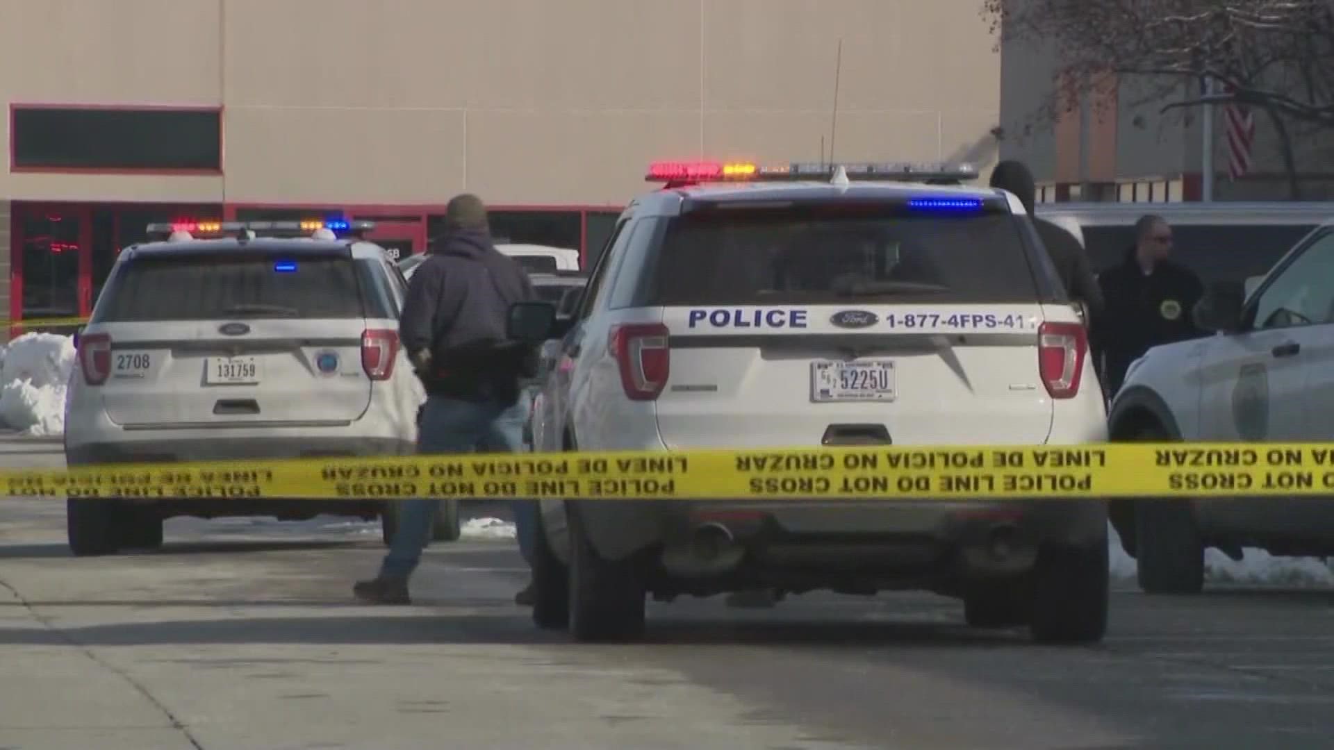 Police say two students were killed and a teacher was seriously injured in a shooting at a Des Moines school on the edge of the city’s downtown.
