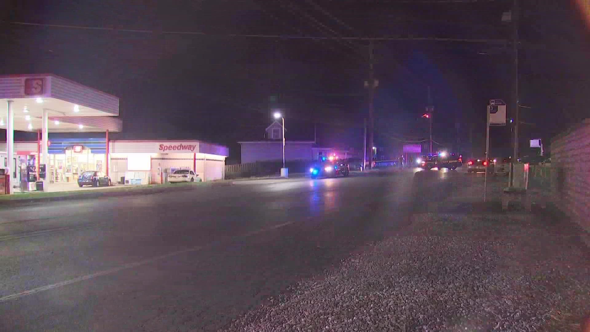 The Franklin County Sheriff's Office said the incident happened around 8:35 p.m. in the area of Harrisburg Pike just south of Brown Road in Franklin Township.
