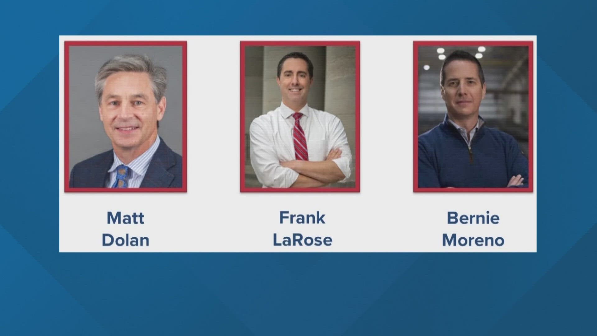 The top race on the ballot is the fight for Ohio's US Senate seat.