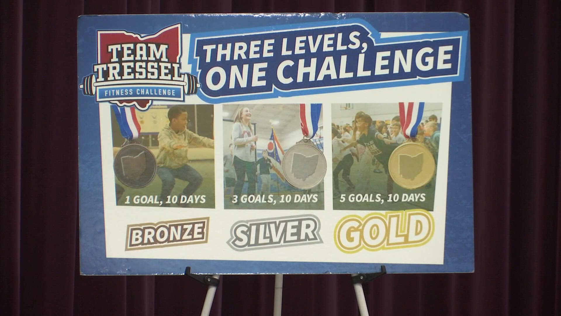 Students set goals through Team Tressel Fitness Challenge | 10tv.com