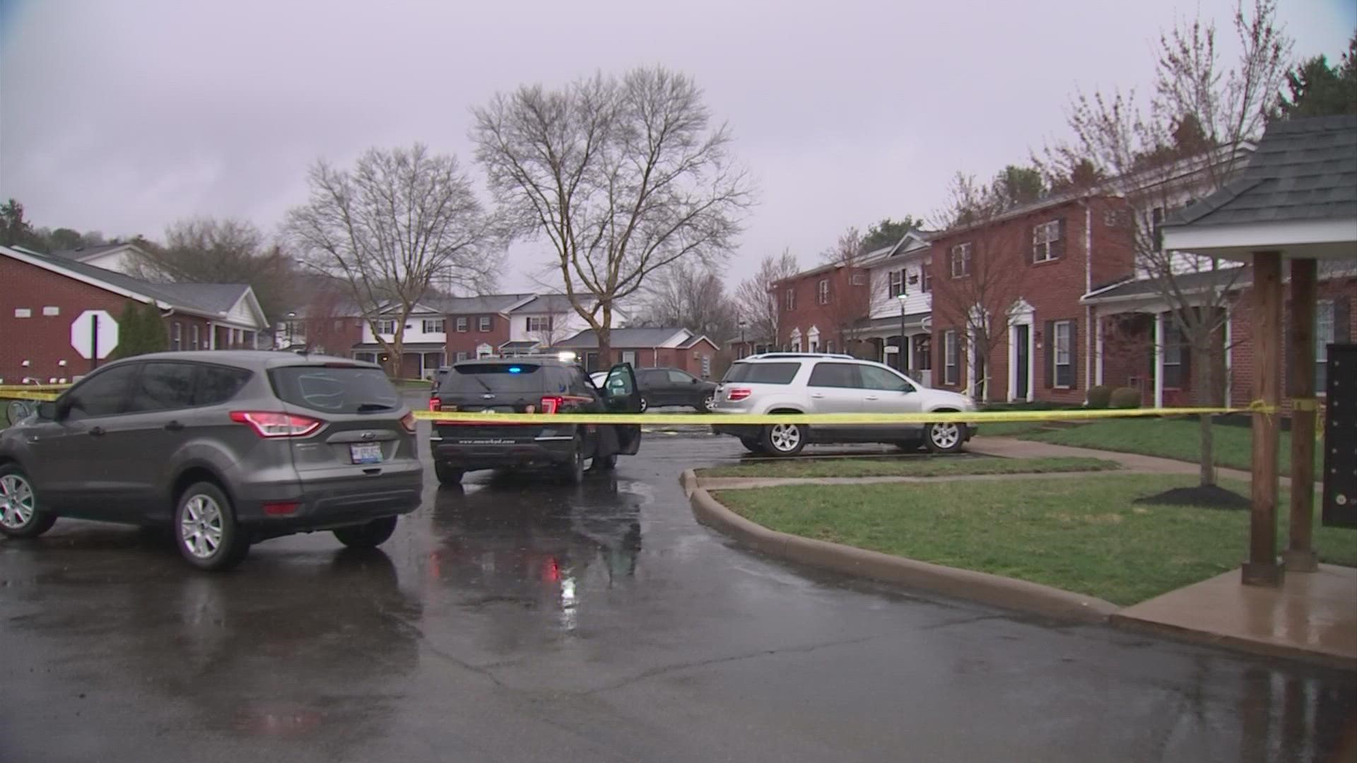 Officers were called to the stabbing scene on Glenbrook Drive before 5 p.m. on Wednesday.