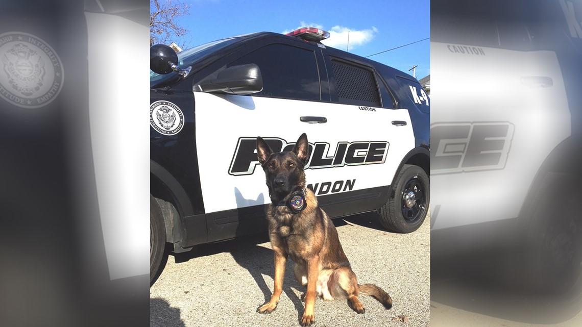 London Ohio Police first K9 to its ranks