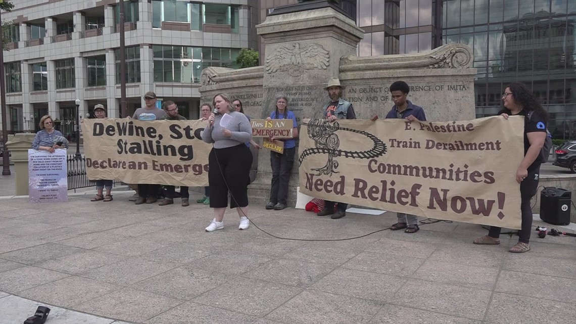 East Palestine residents demand DeWine declare emergency months after derailment - Vimarsana News
