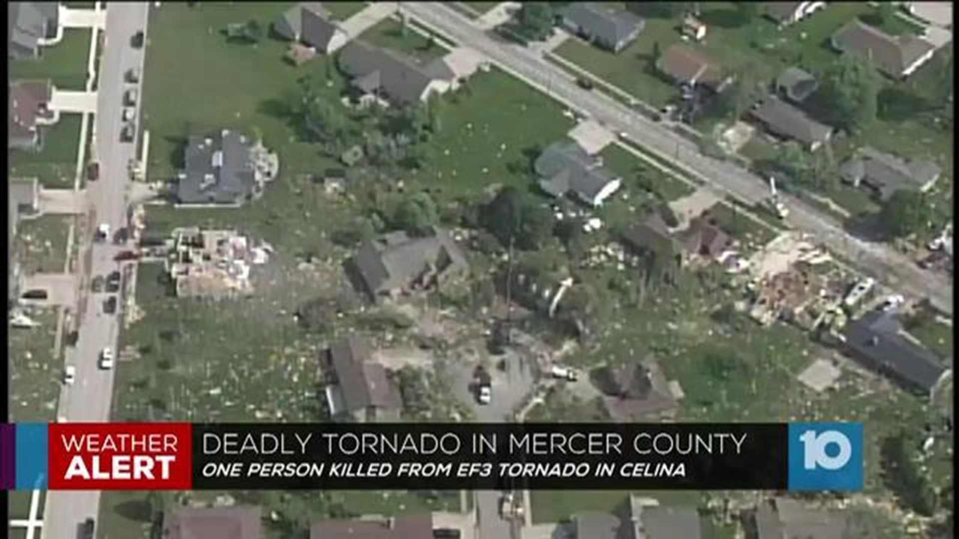 EF3 tornado confirmed in Mercer County; 1 killed