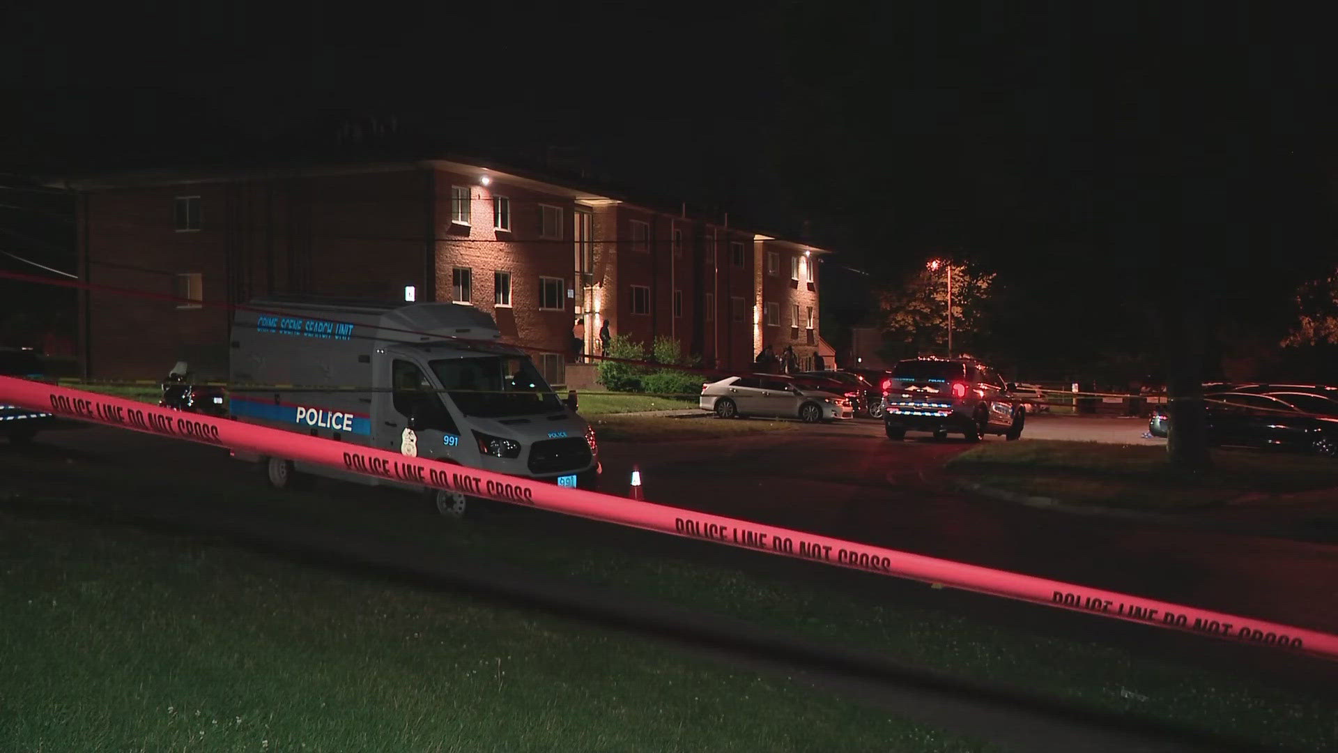 Officers were called on a report of multiple shots being fired in the 700 block of Canonby Place, located in the South Franklinton neighborhood, shortly after 7 p.m.