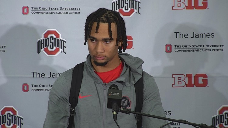 C.J. Stroud postgame interview | Ohio State-Rutgers