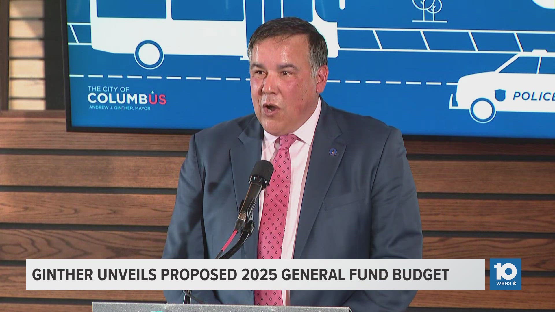 Ginther and other city leaders presented a budget totaling $1.23 billion that they say is designed to foster equitable prosperity and safety for residents.