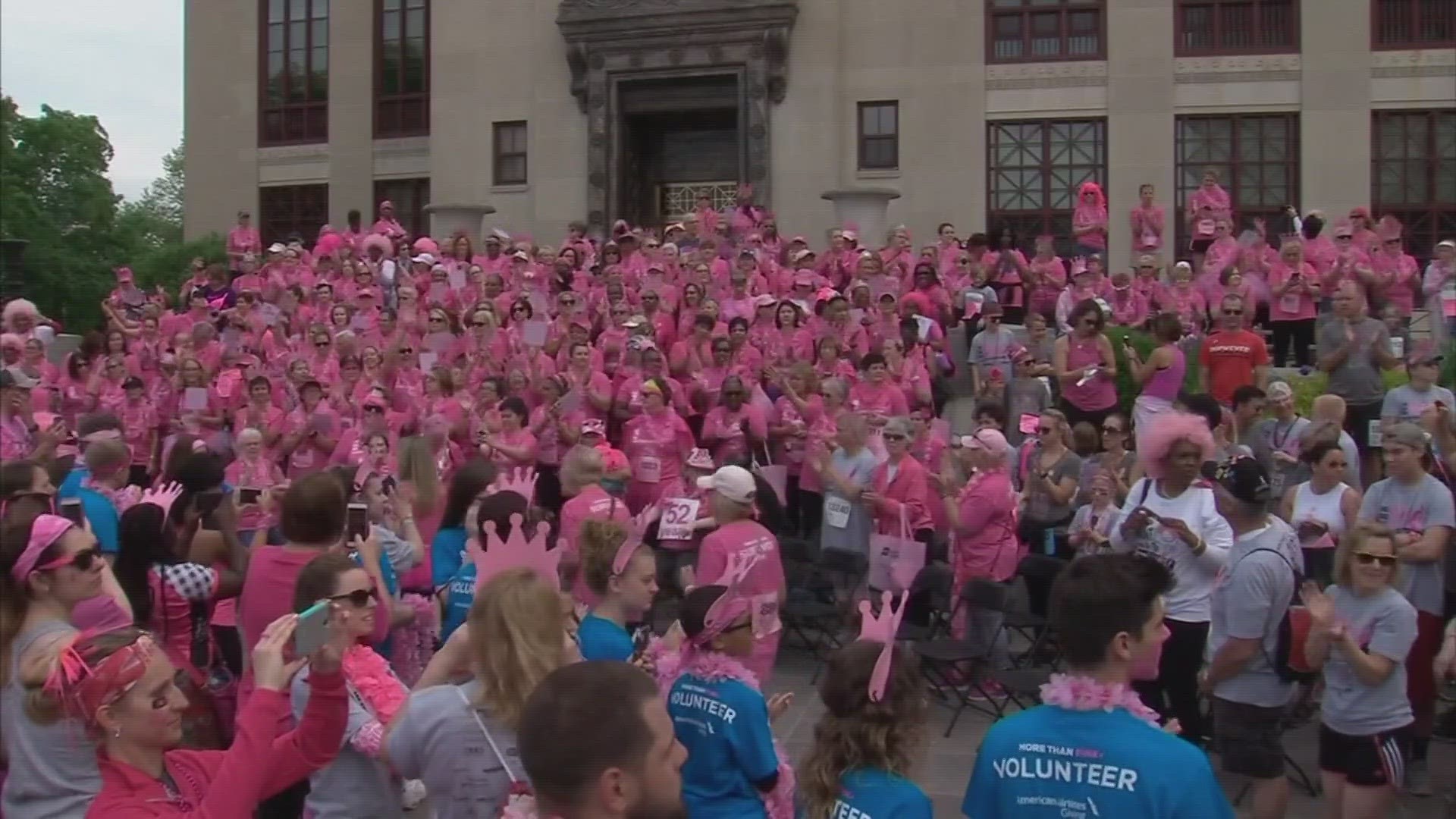 The annual breast cancer awareness and support race will take place at North Bank Park on 311 West Long St. in Columbus.