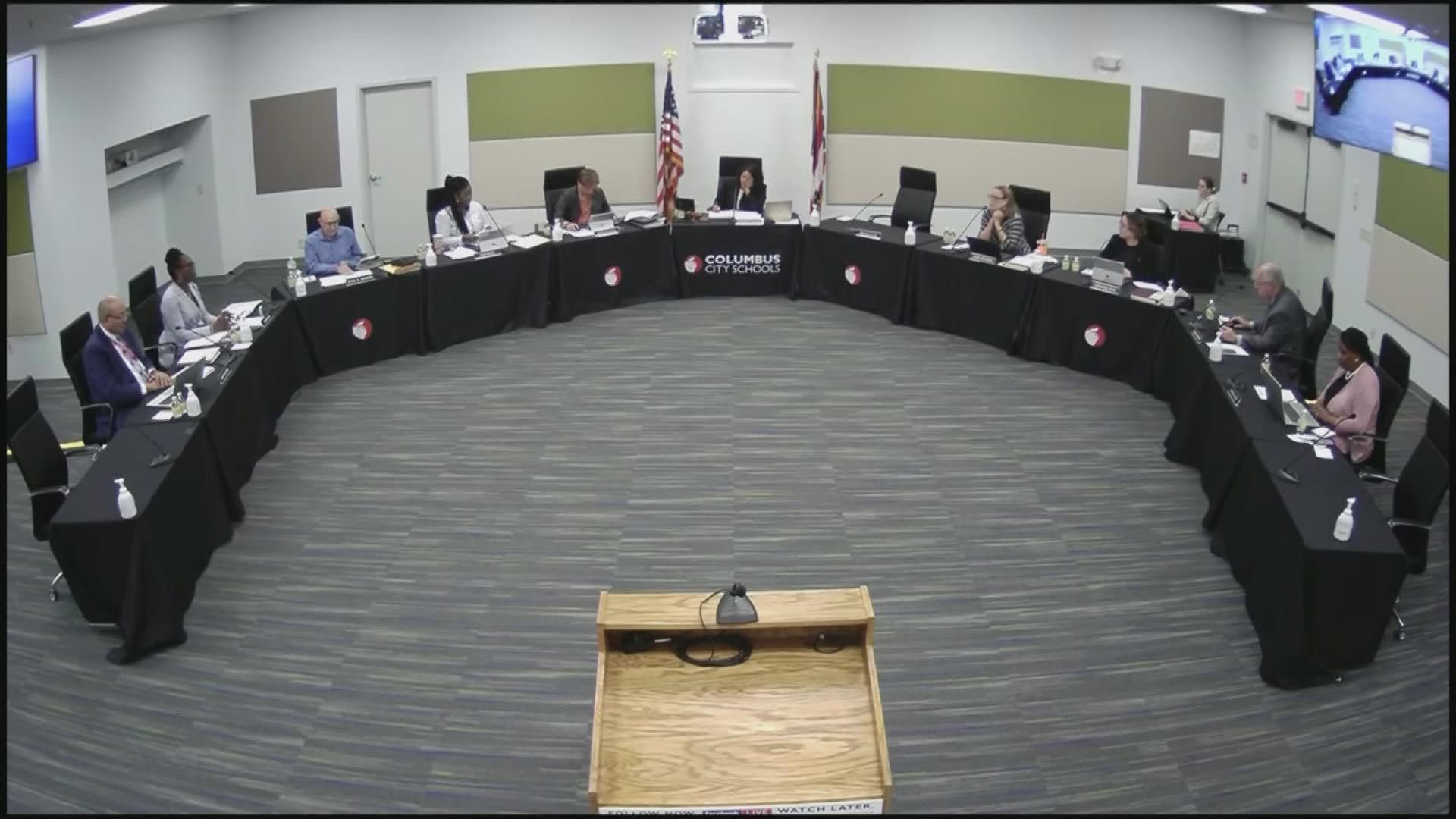 The school board voted Tuesday night to remove the issues from the November ballot.
