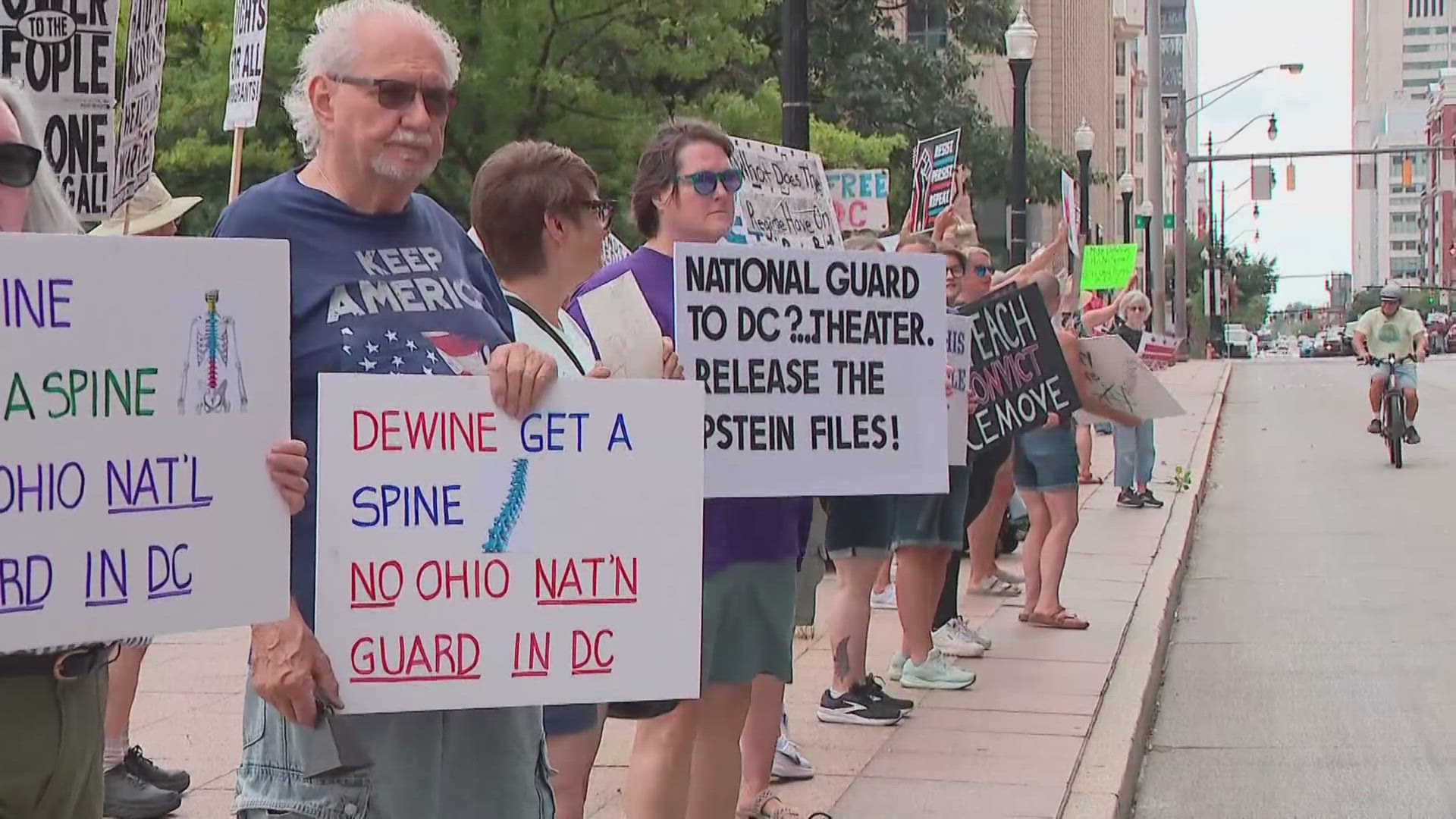 DeWine said the troops are expected to arrive in D.C. in the coming days and emphasized that none of them currently serve as active law enforcement officers in Ohio.