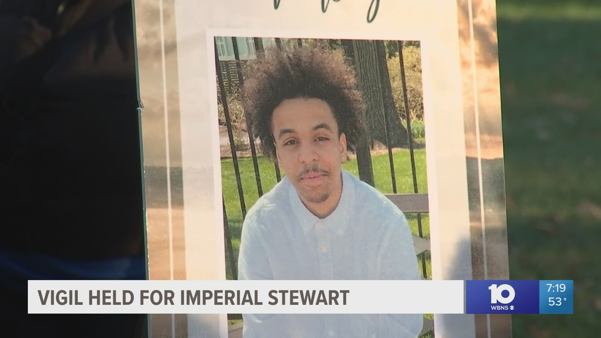 Stewart's family says his body was found in a wooded area of northeast Columbus on Tuesday.