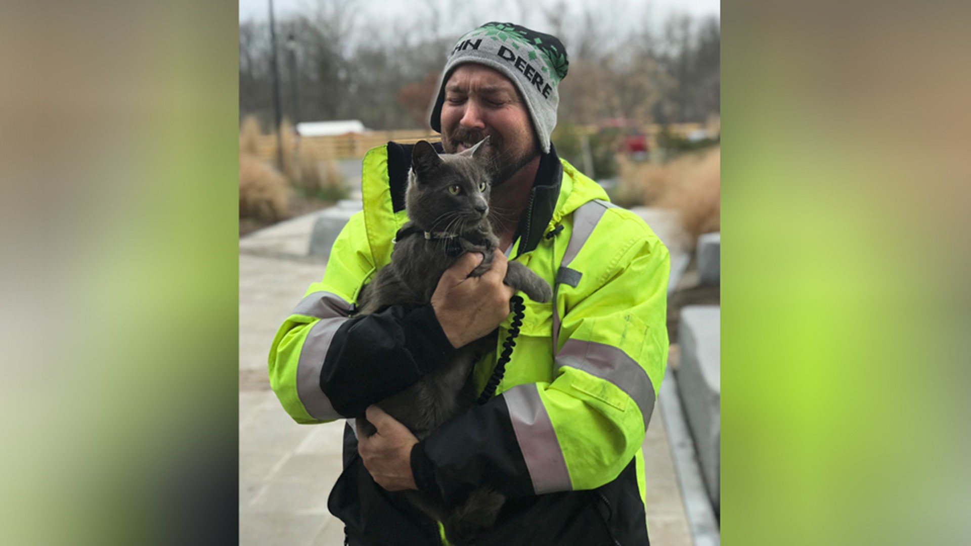 Georgia truck driver reunited with cat he lost at Ohio truck stop back ...