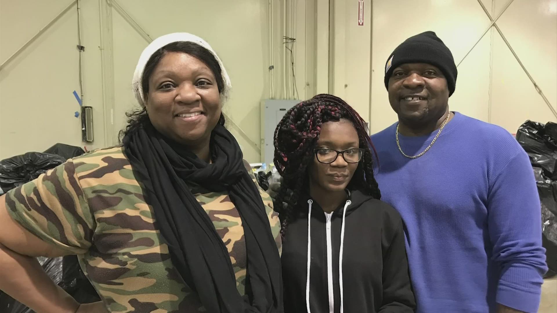 The Overstreet family says they've been volunteering at Salvation Army since 2001.