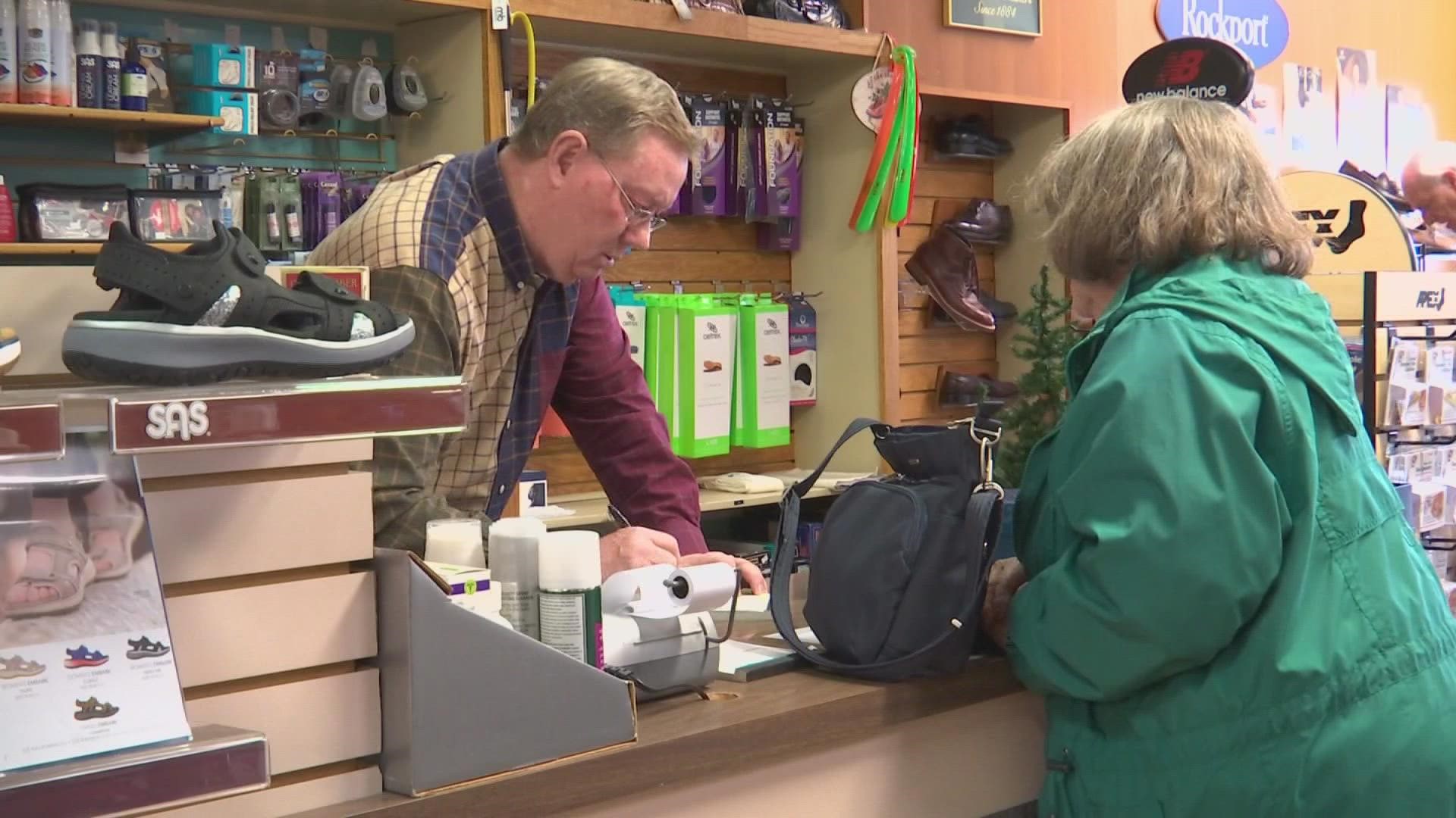 10TV's Kiona Dyches spoke to the owners of a shoe store in Upper Arlington who are closing their doors after decades in the business.