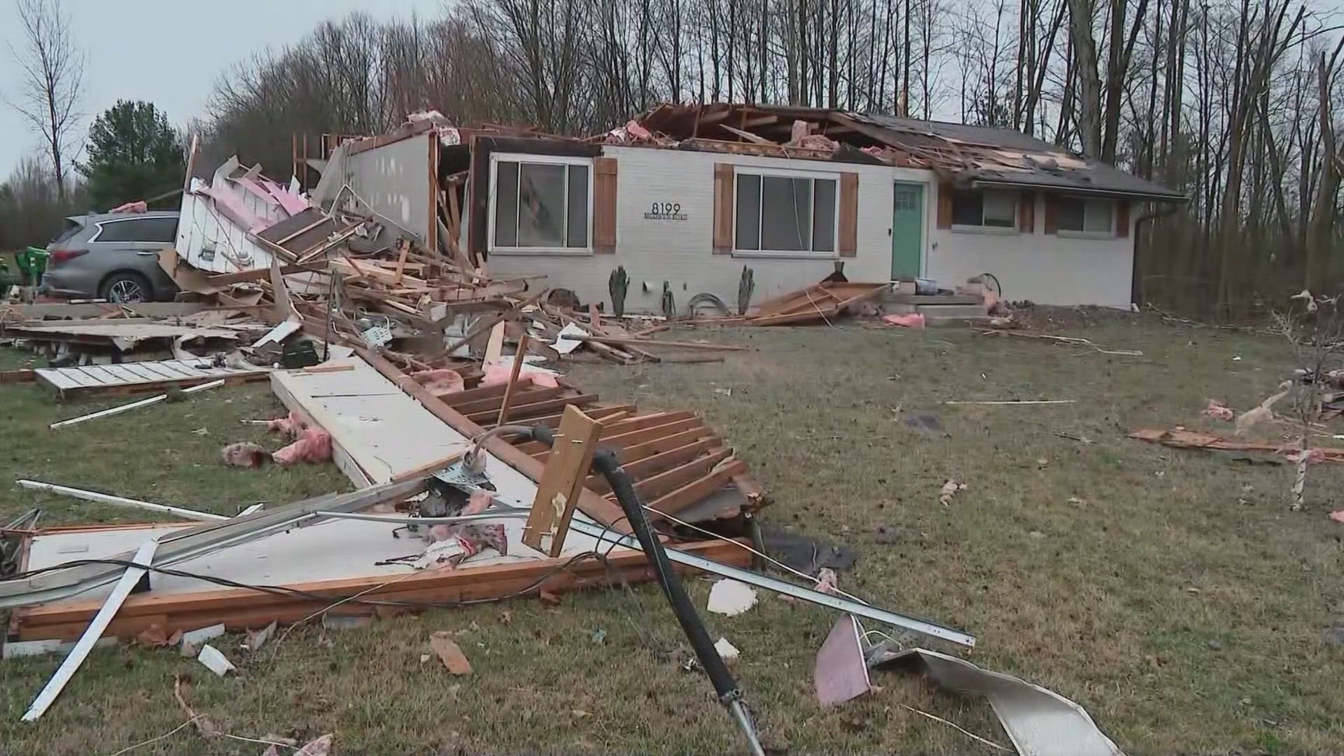 The American Red Cross was at the family's home earlier in the day offering them help.