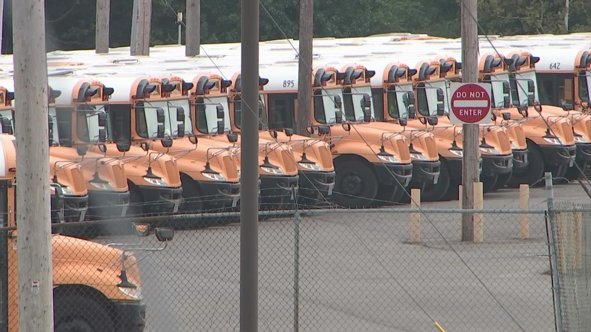 Parents of CCS students say school buses are showing up late or not at all.