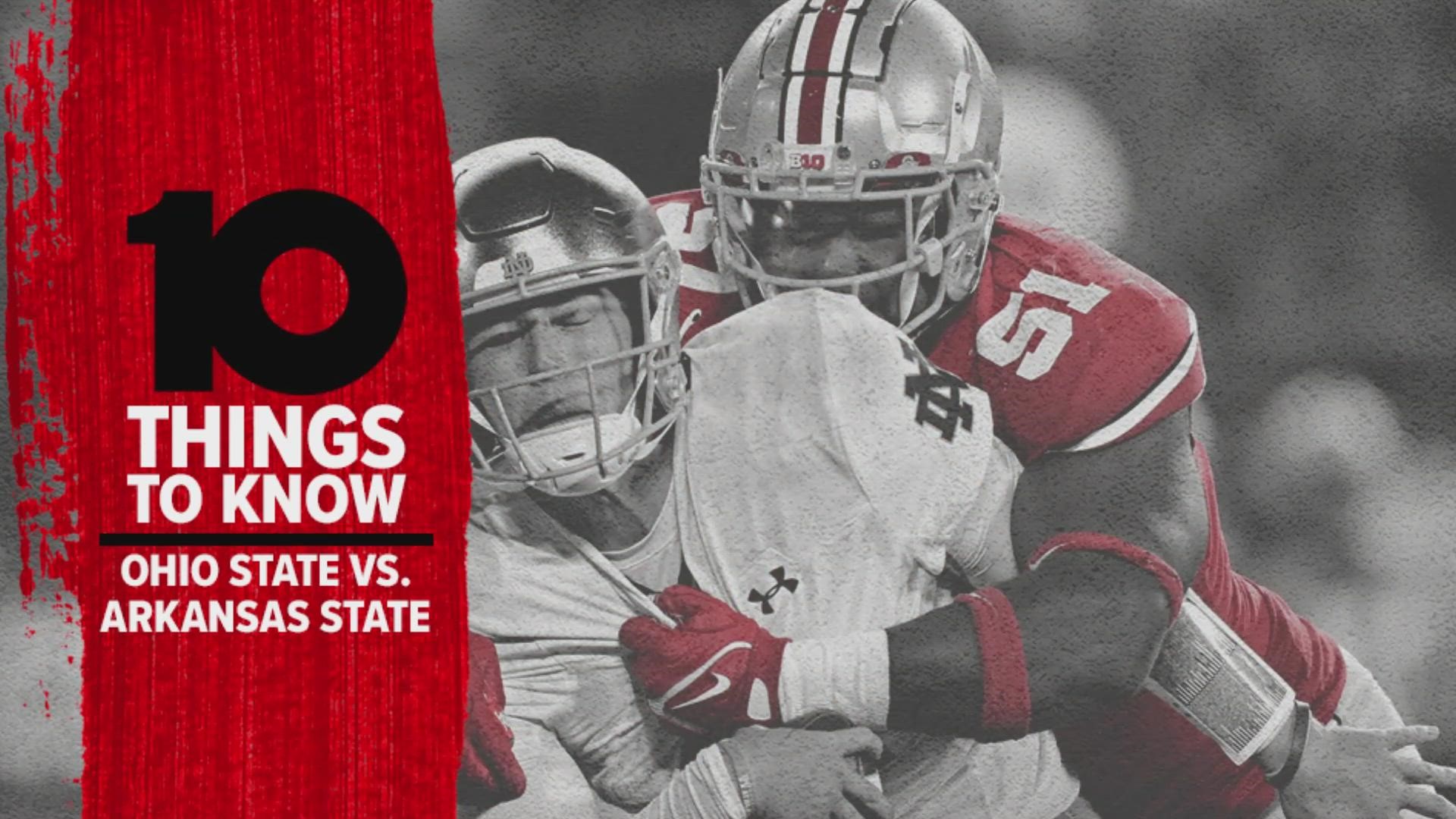 The Buckeyes and the Red Wolves are meeting for the first time ever on Saturday.