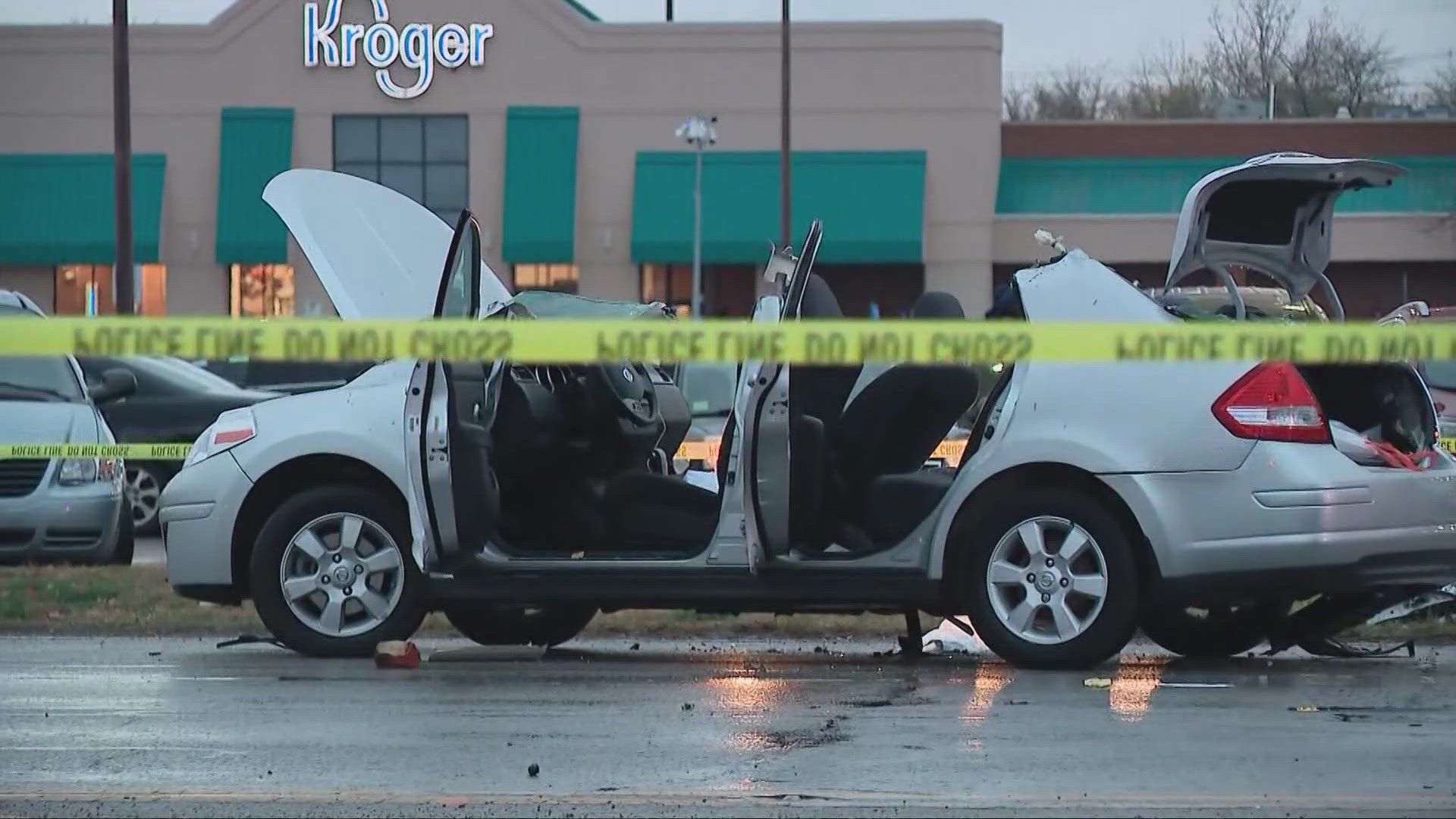 According to the Columbus Division of Police, the crash happened just after 4 p.m. in the 3600 block of South High Street.