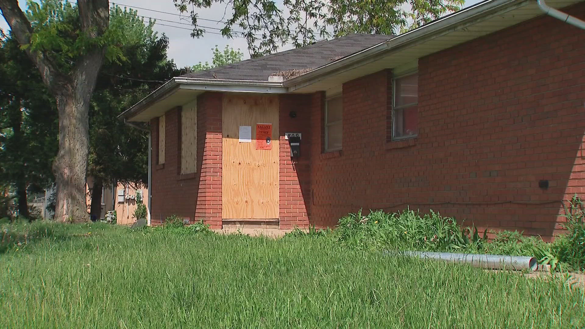 According to Columbus City Attorney Zach Klein’s office, the property action team obtained a court order to board up the house at 809 Byron Ave.