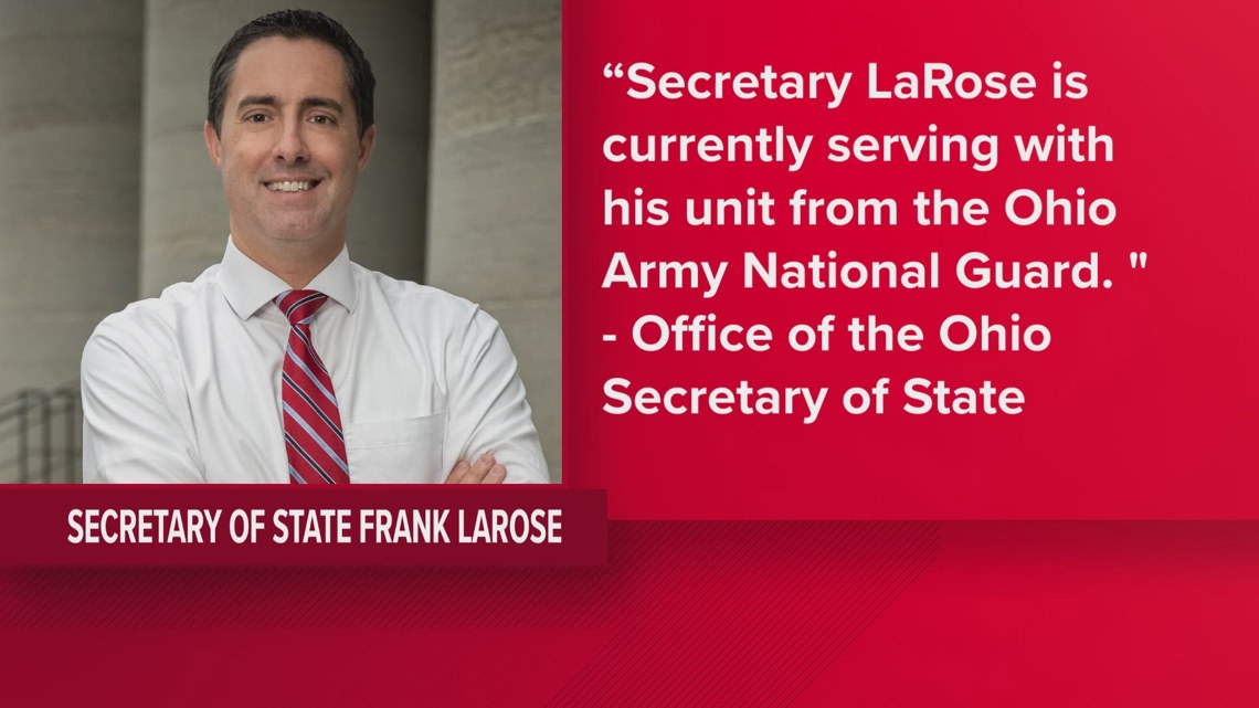 Ohio Secretary of State called to active duty for Ohio Army National ...