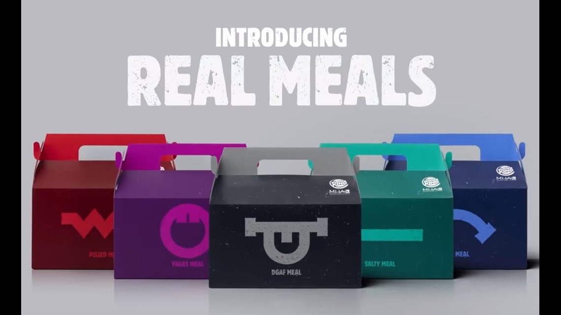 Burger King spoofs McDonald s with not so Happy Meals for Mental