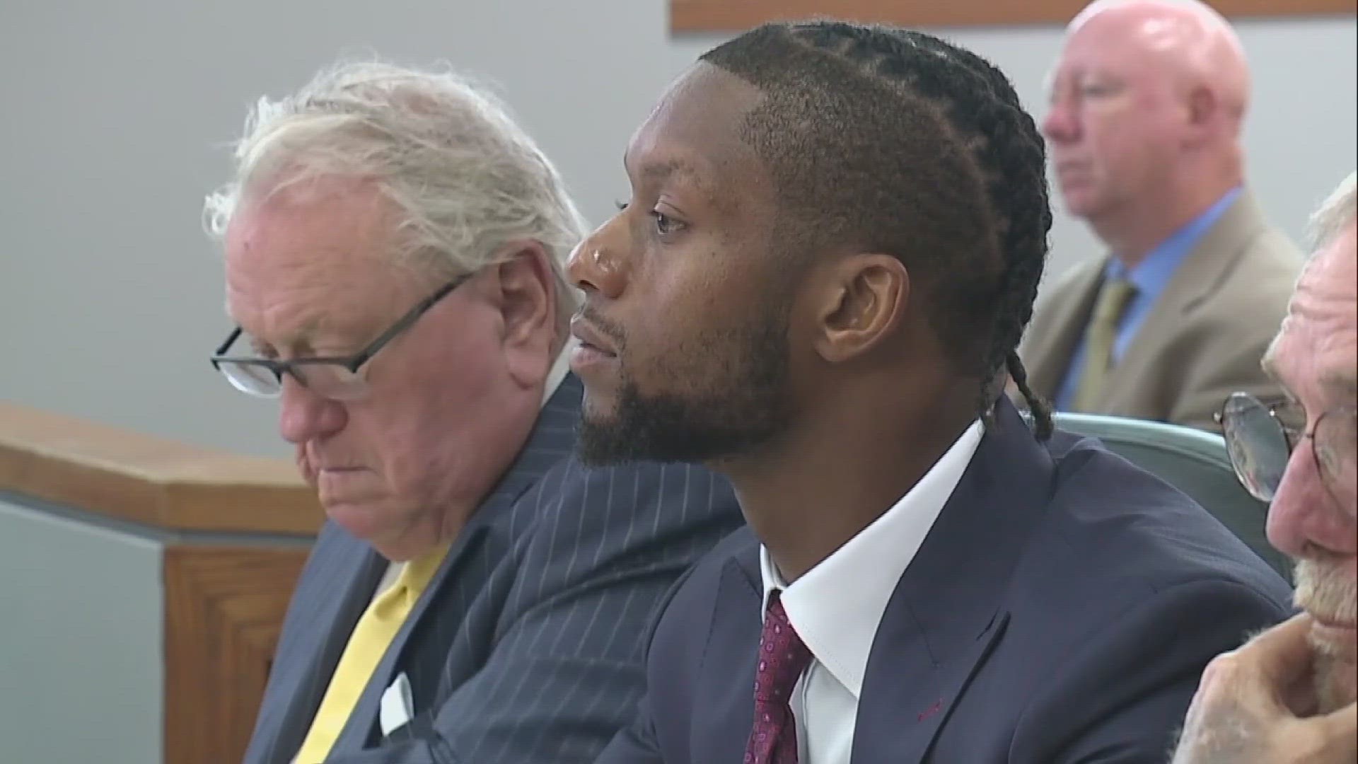 A judge found Mixon not guilty of aggravated menacing, a misdemeanor, following a four-day bench trial.
