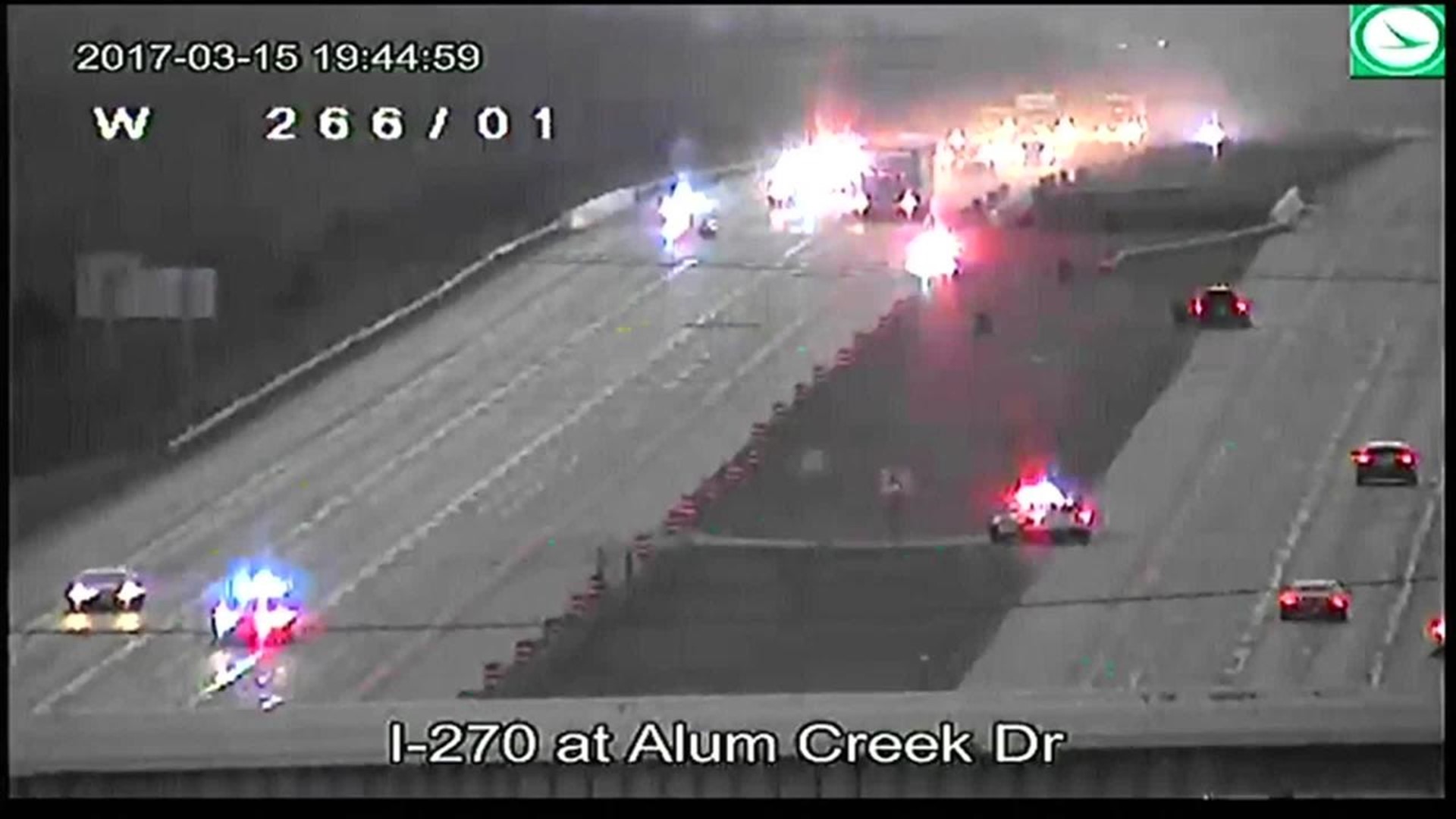 ODOT Video Of 270 Semi Chase