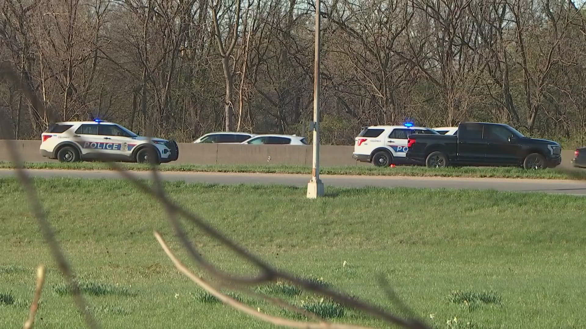 Police said they are searching for the suspect vehicle.