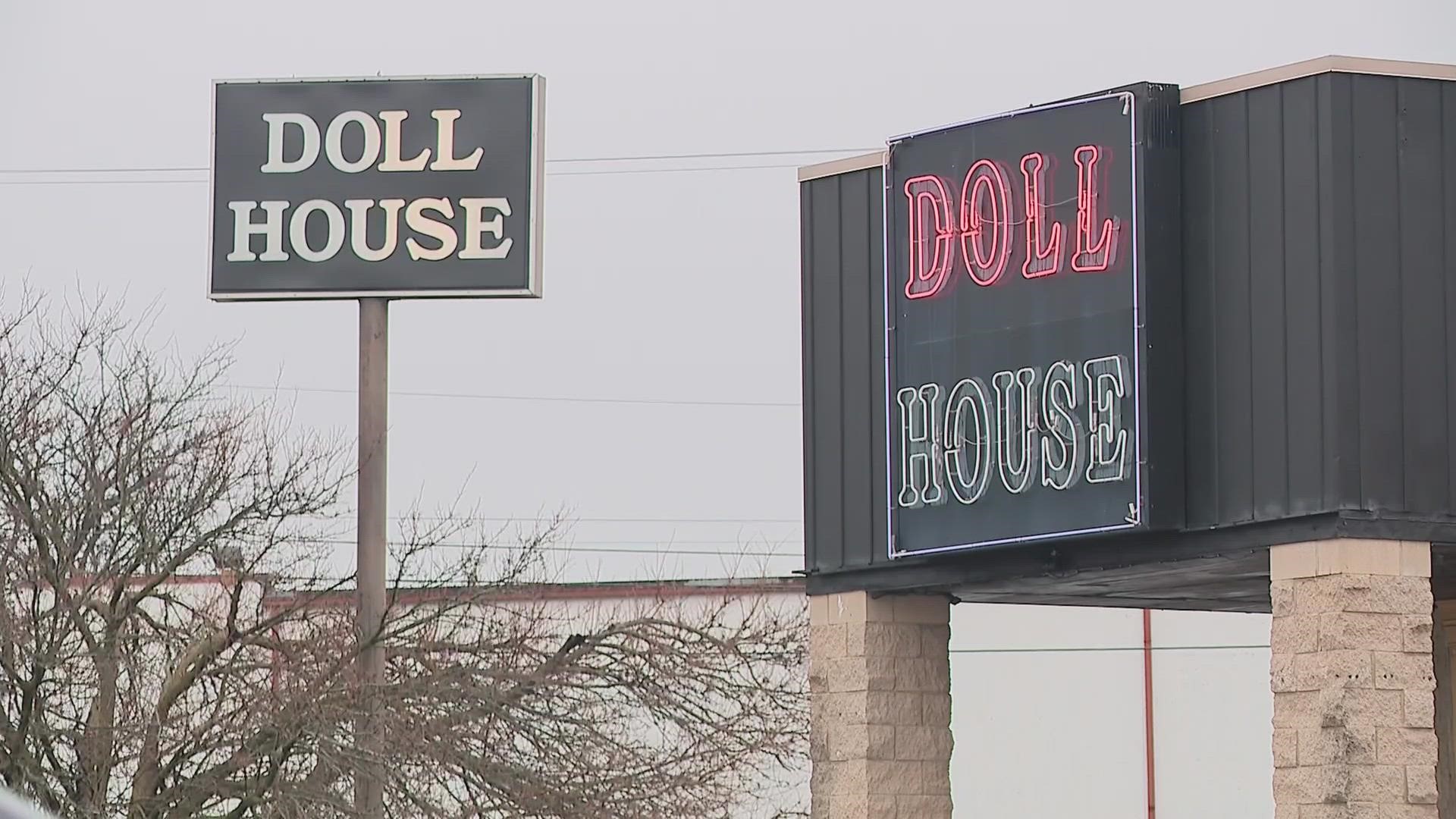 The City of Columbus voted to revoke the liquor license at the Doll House strip club due to crimes.