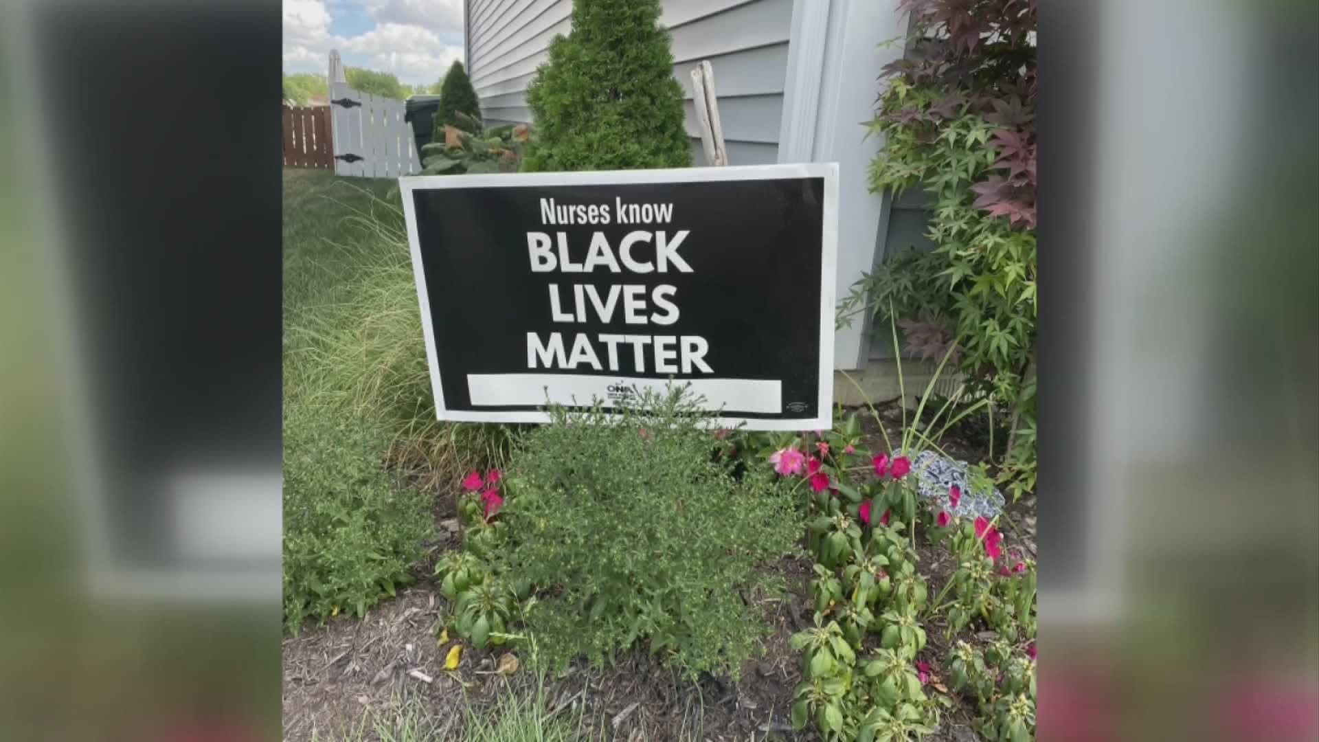 Galloway Neighbors Say Hoa Targeting Black Lives Matter Yard Displays