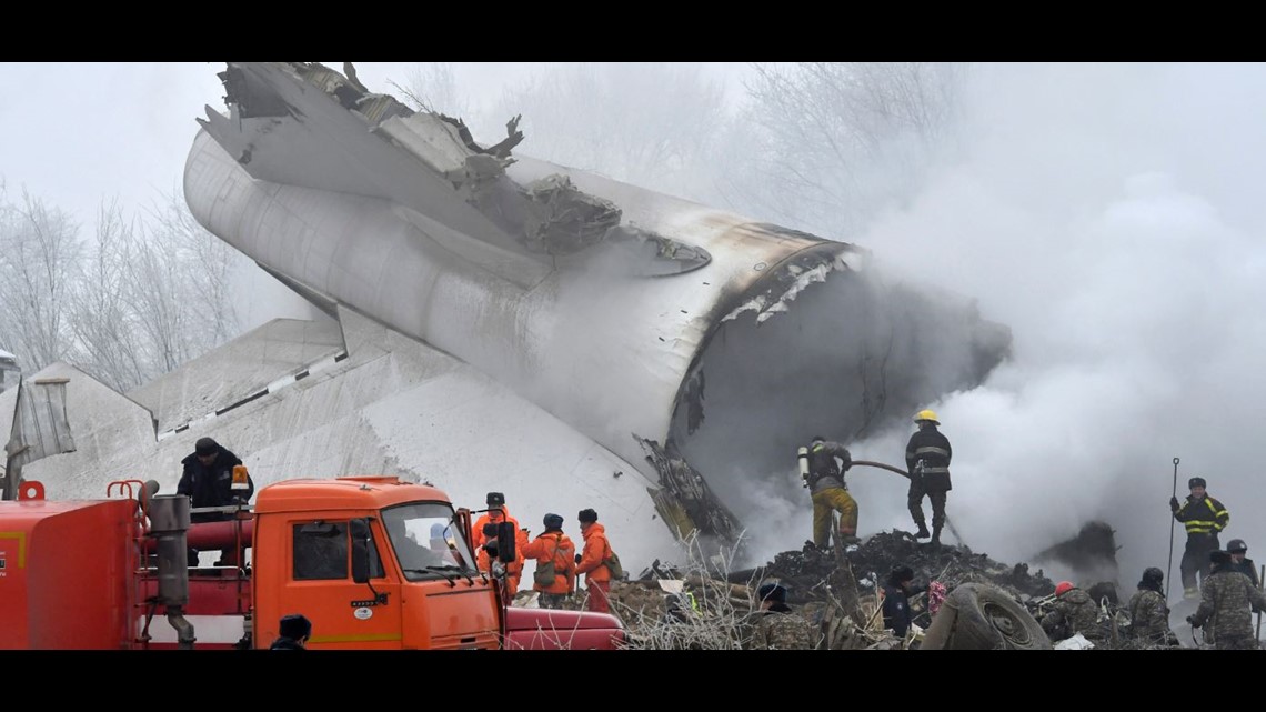 Boeing 747 crash kills dozens, destroys half of village
