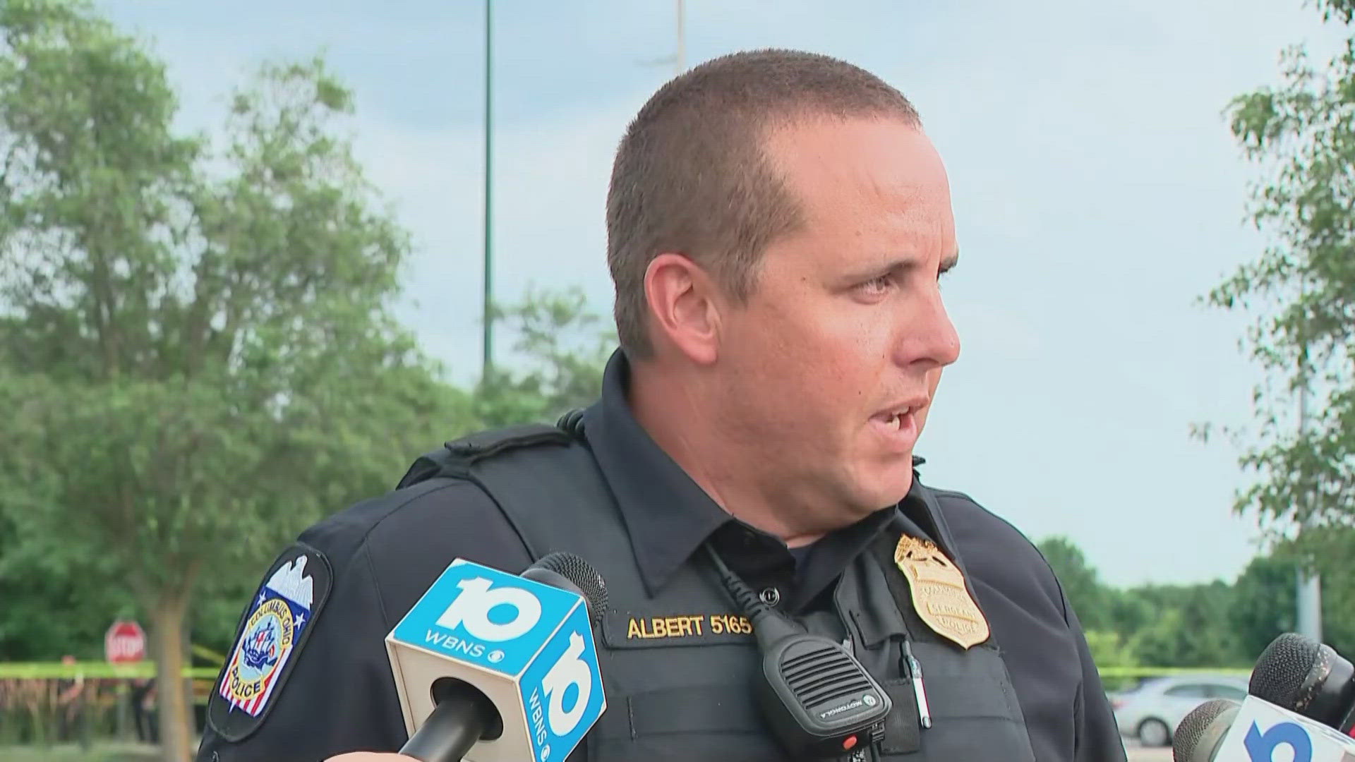 One person died from an apparent gunshot wound outside of a Target in Polaris following a shooting at a nearby apartment on Wednesday evening.