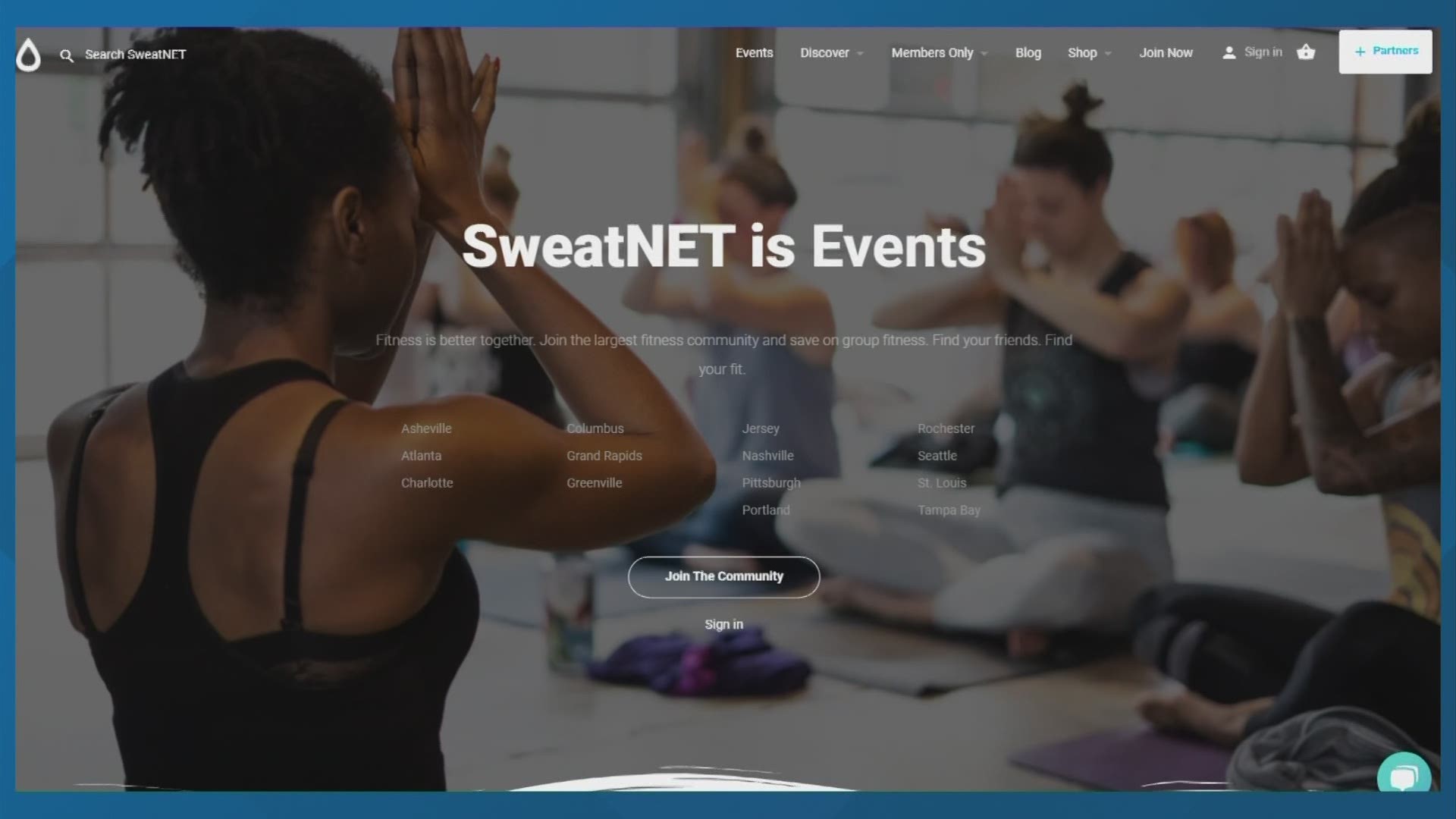 SweatNet is a “fitness community” which gives its members deals and discounts on workouts, meals, and other items in Columbus.