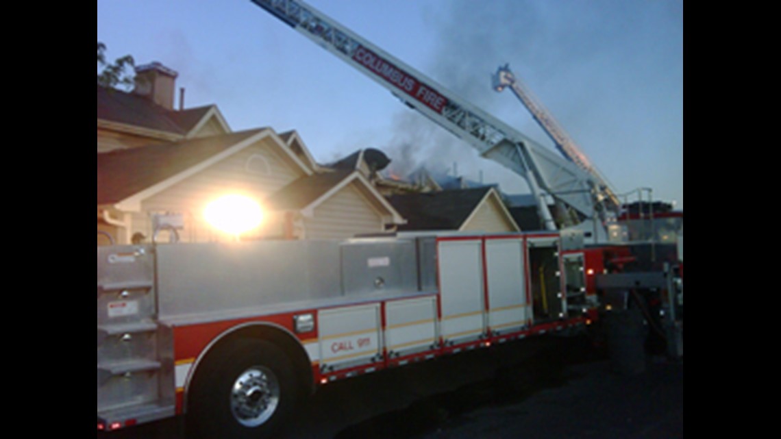 Crews Battling Westerville Apartment Fire