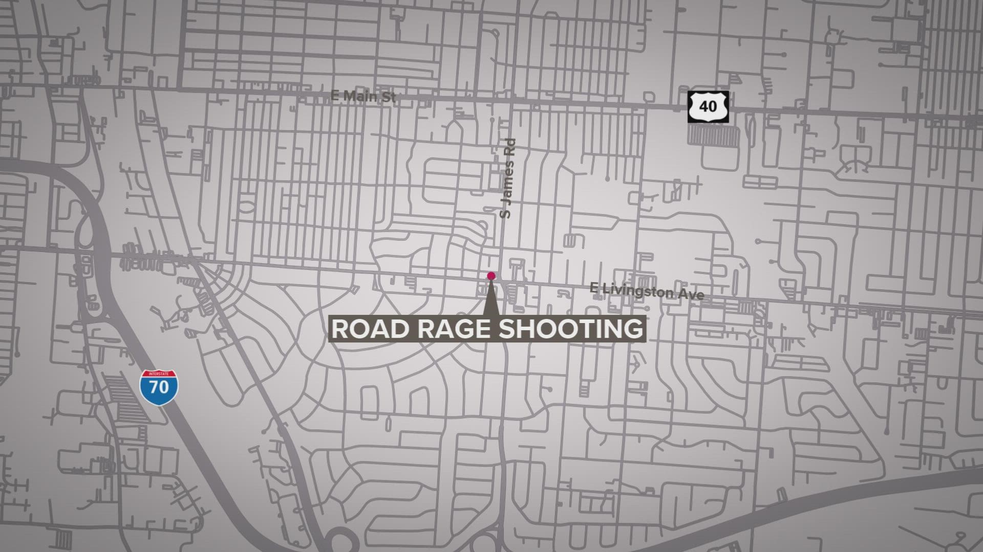 A 66-year-old woman was injured in a shooting on Friday as the result of what police say was a road rage incident in east Columbus.