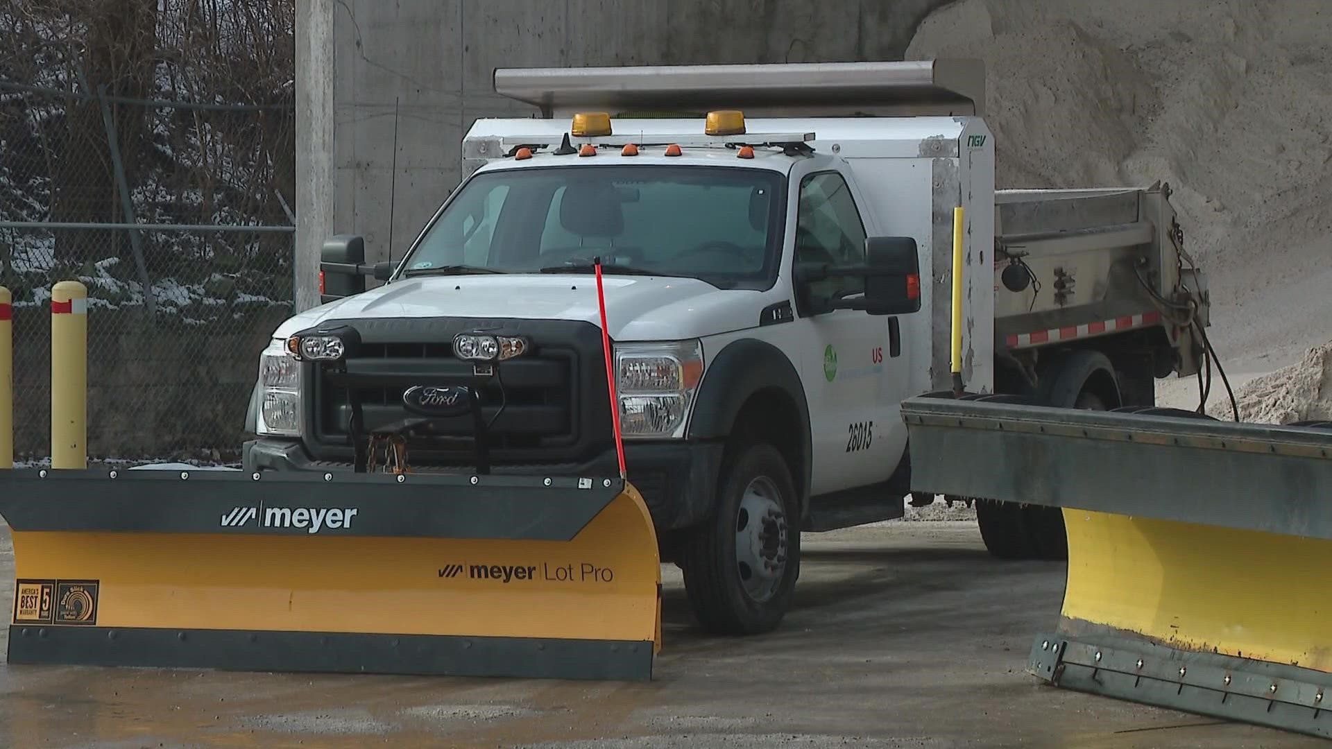 Columbus has told their employees they may be called to work as well. Adding to the challenge of plowing snow, ODOT says it’s still down about 15% of its drivers.