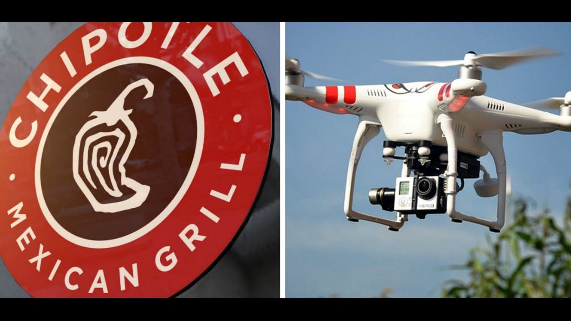 Chipotle testing out drone delivery service