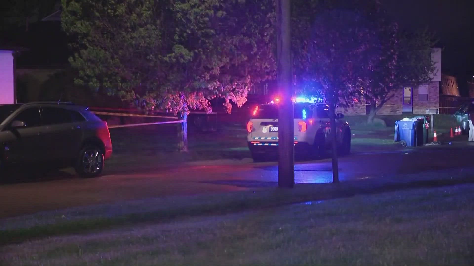 One man was killed and a woman was critically injured in a shooting at a home in north Columbus Sunday night. The couple's five children were home at the time.