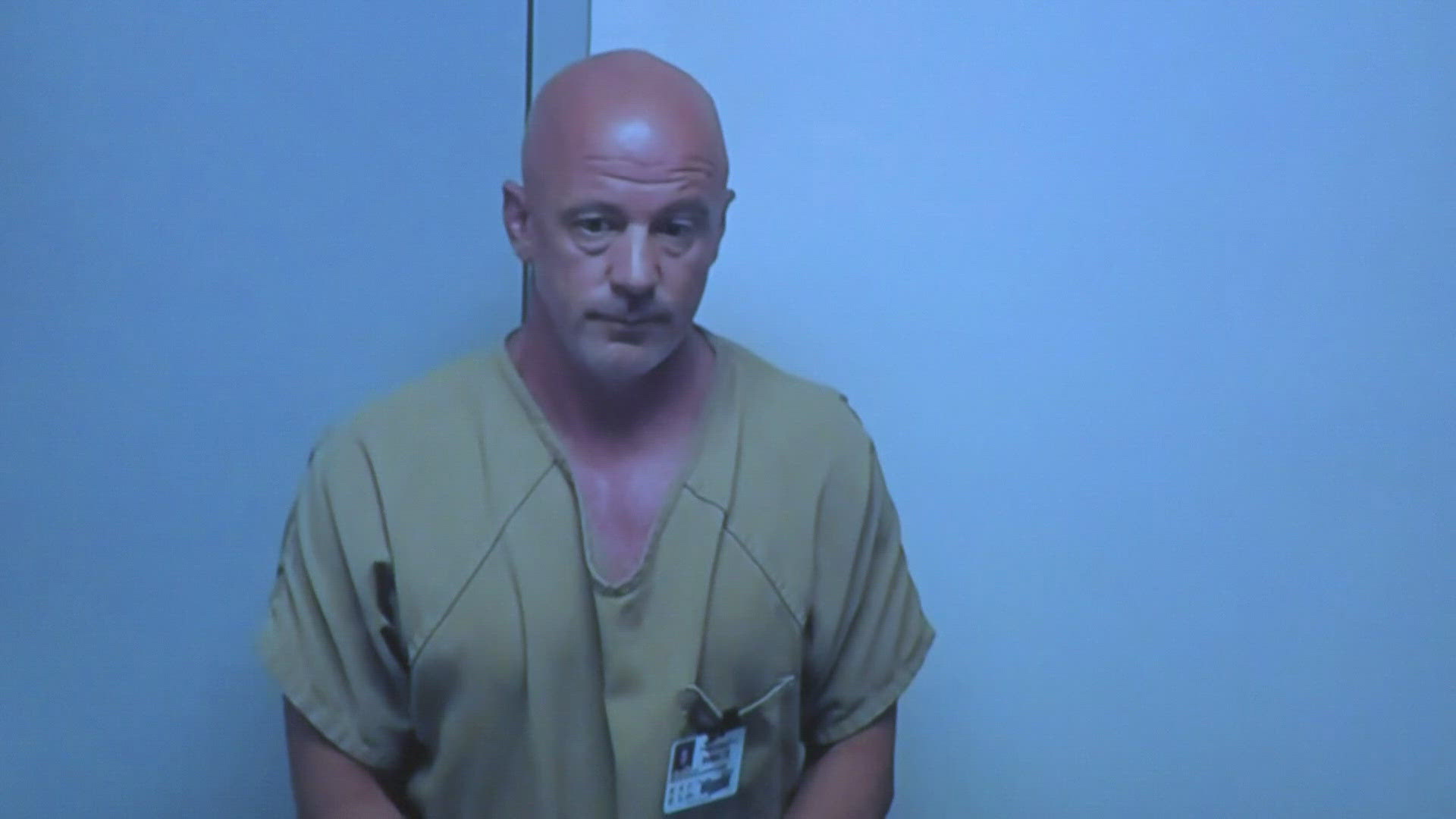 Franklin County Court Municipal Court documents say 46-year-old Anthony Aiello is charged with sexual imposition, telephone harassment and public indecency.